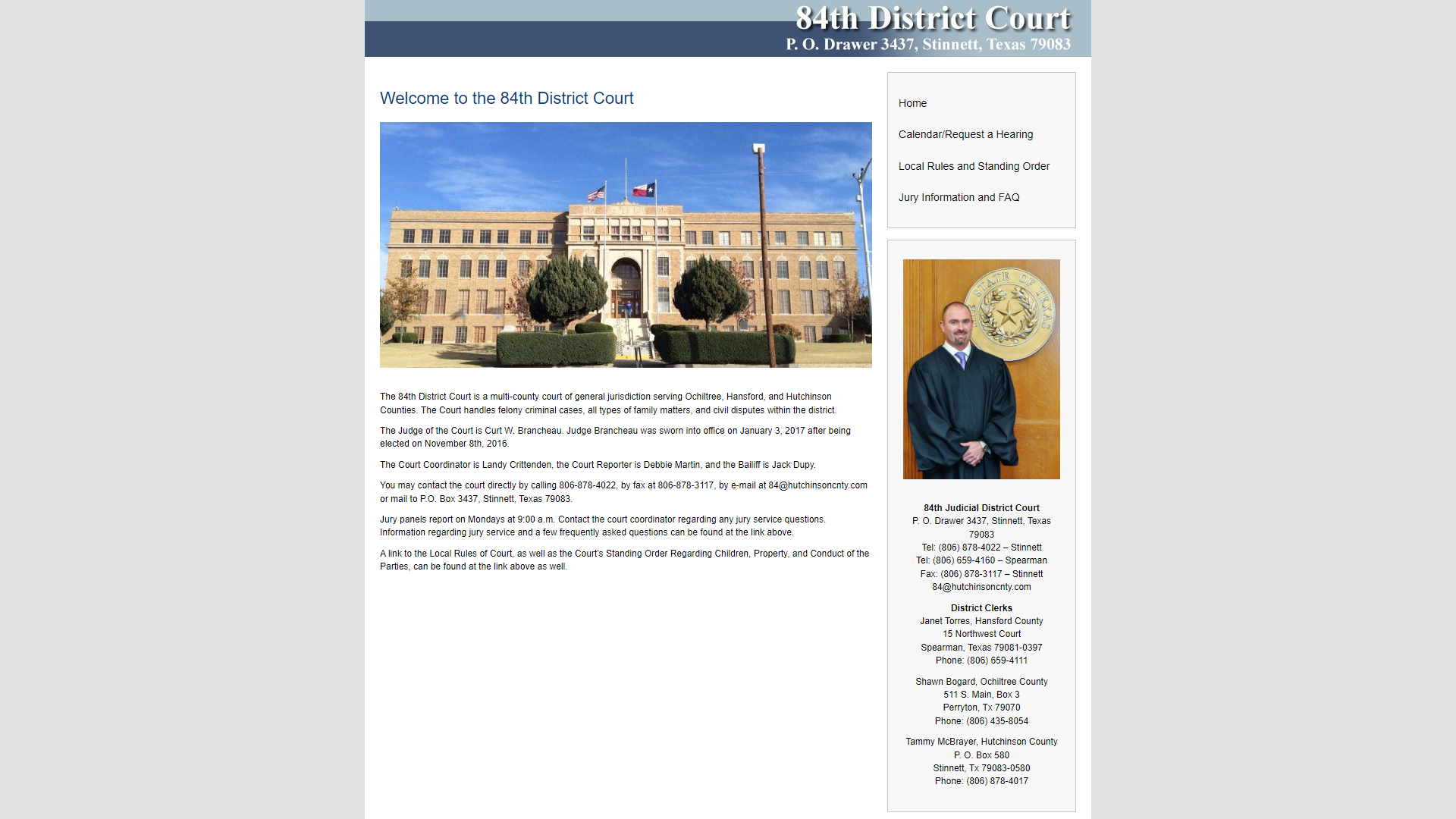 Welcome to the 84th District Court | www.84thcourt.com