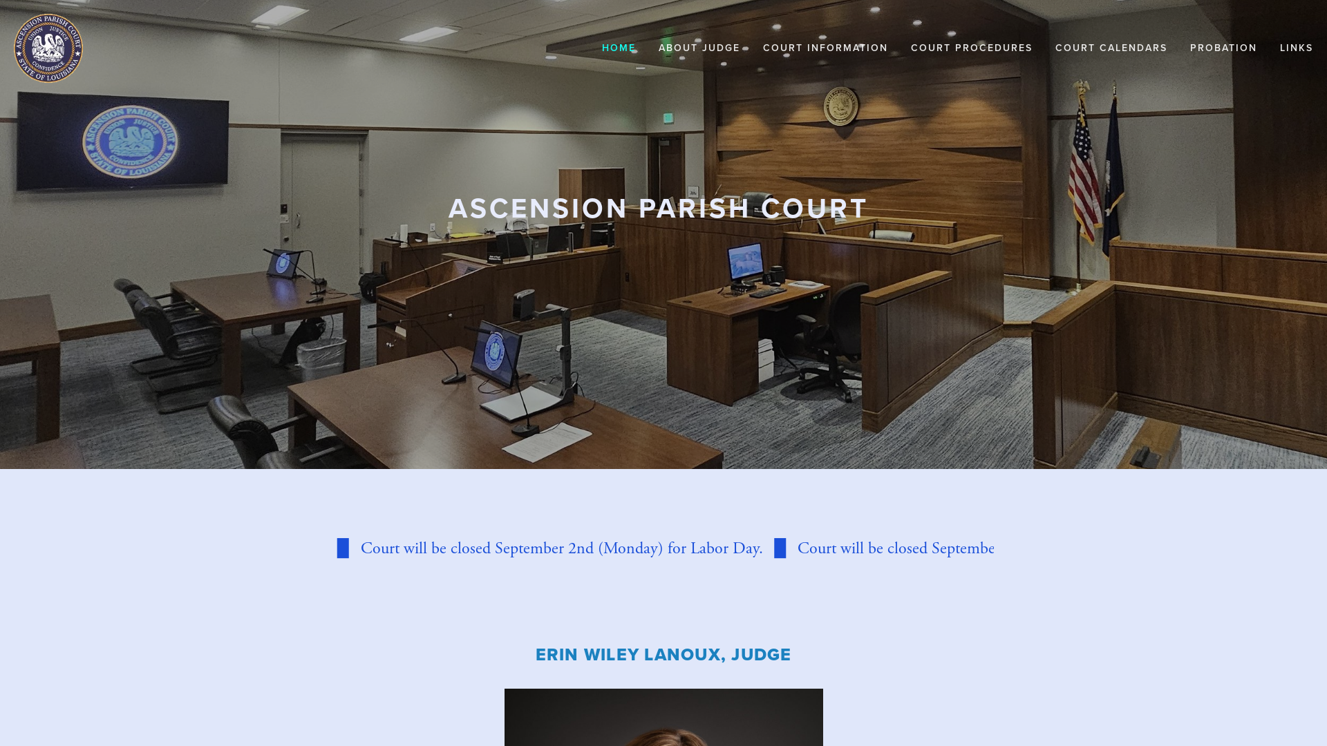 Ascension Parish Court Online Court