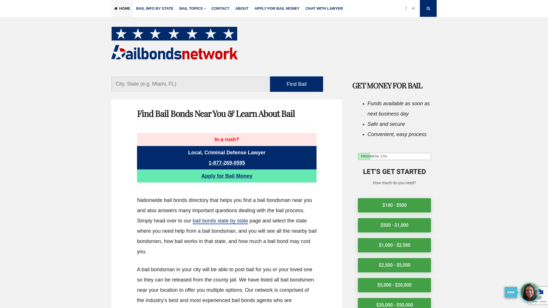 Bail Bonds Near You - How Bail Bonds Work, Bondsman Directory