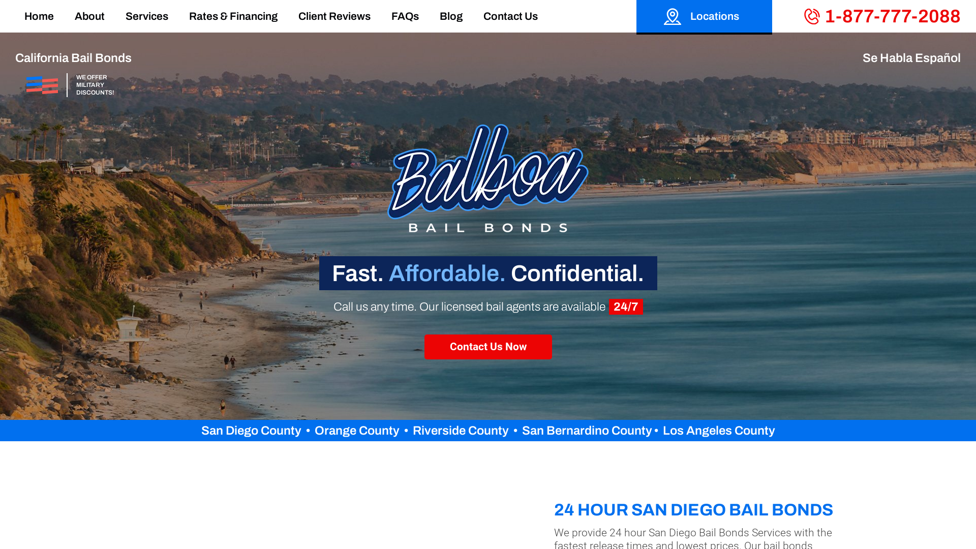 Affordable Bail Bonds in San Diego | Call (619) 760-2222