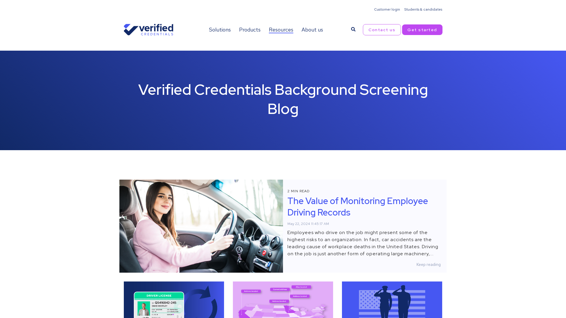 Background Screening Blog | Verified Credentials LLC