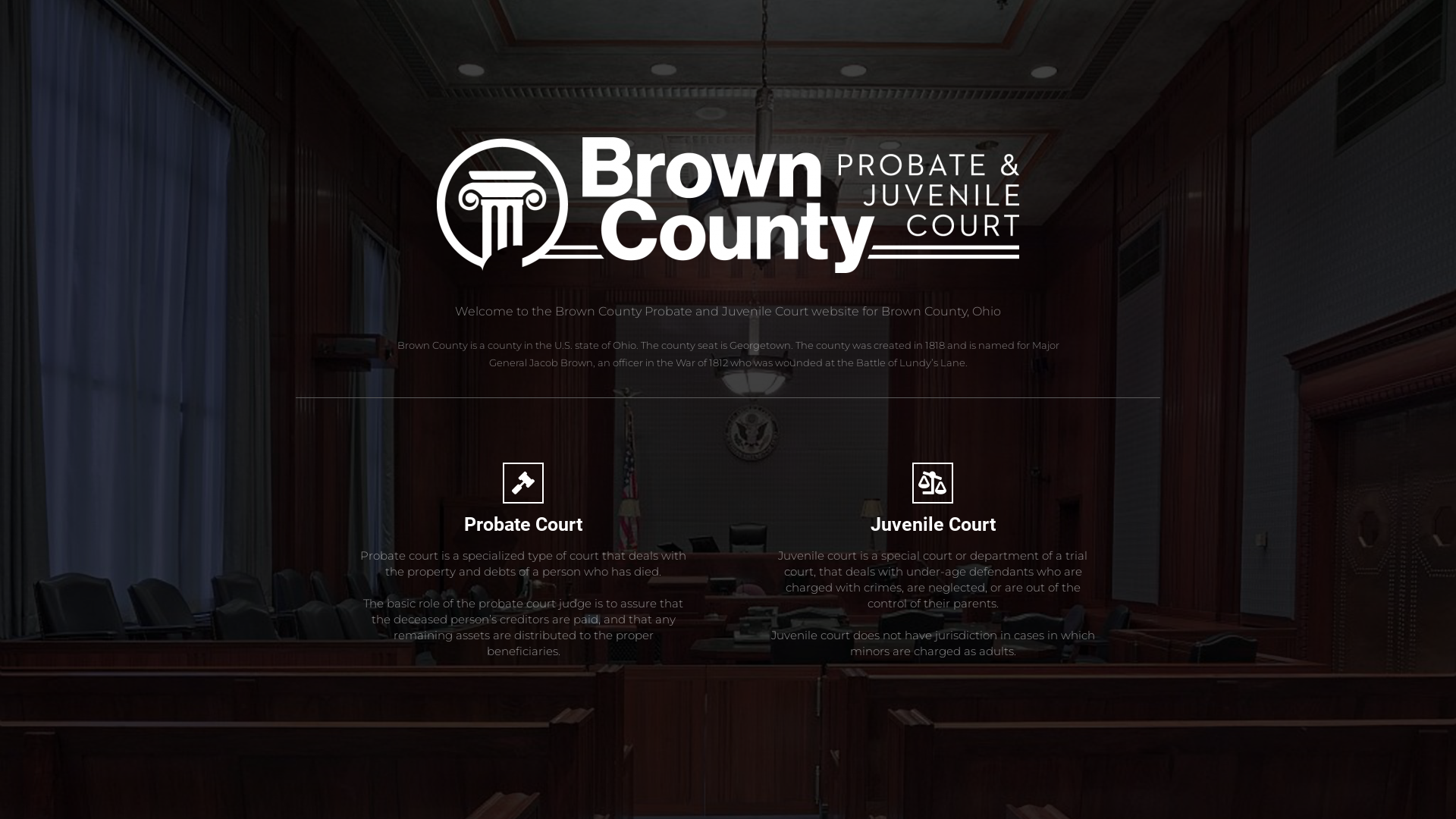 Brown County Probate and Juvenile Court – Welcome to the Brown County Probate/Juvenile Court website