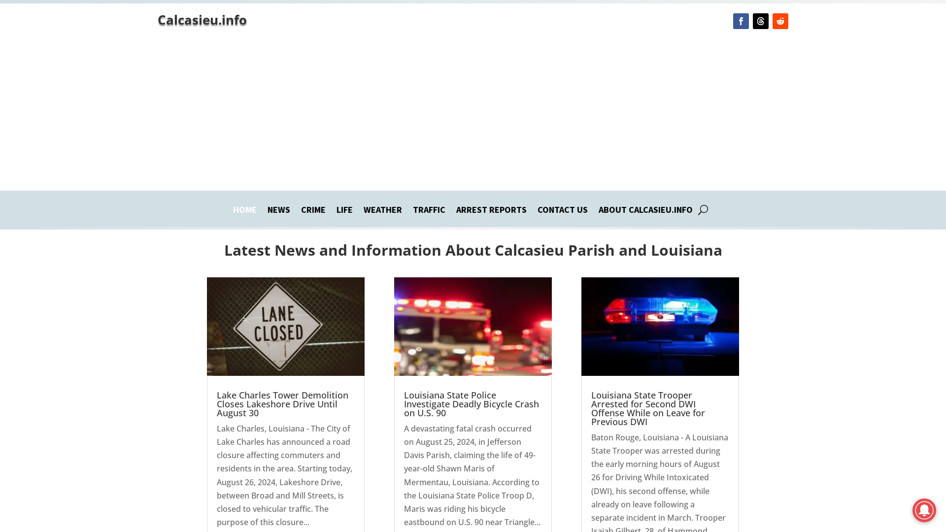 Calcasieu Parish and Louisiana News & Information