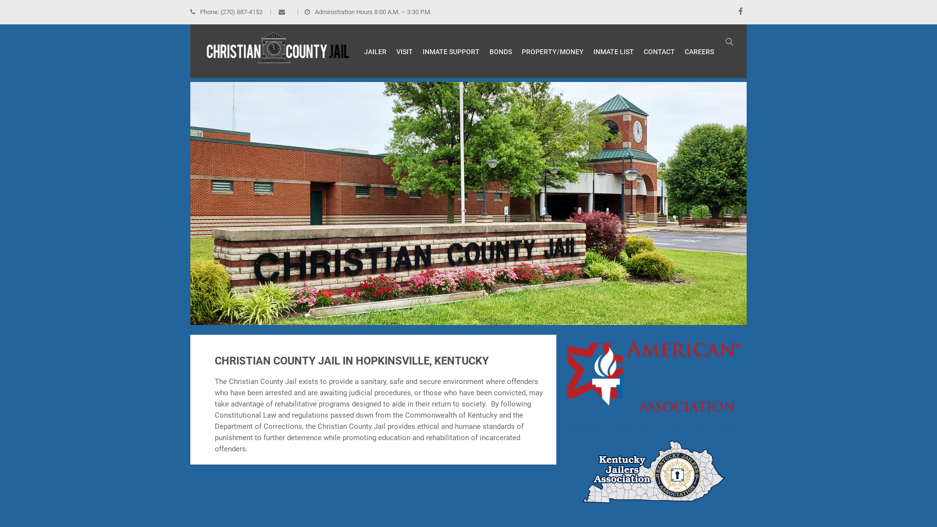 Christian County Jail – Hopkinsville, Christian County, Kentucky