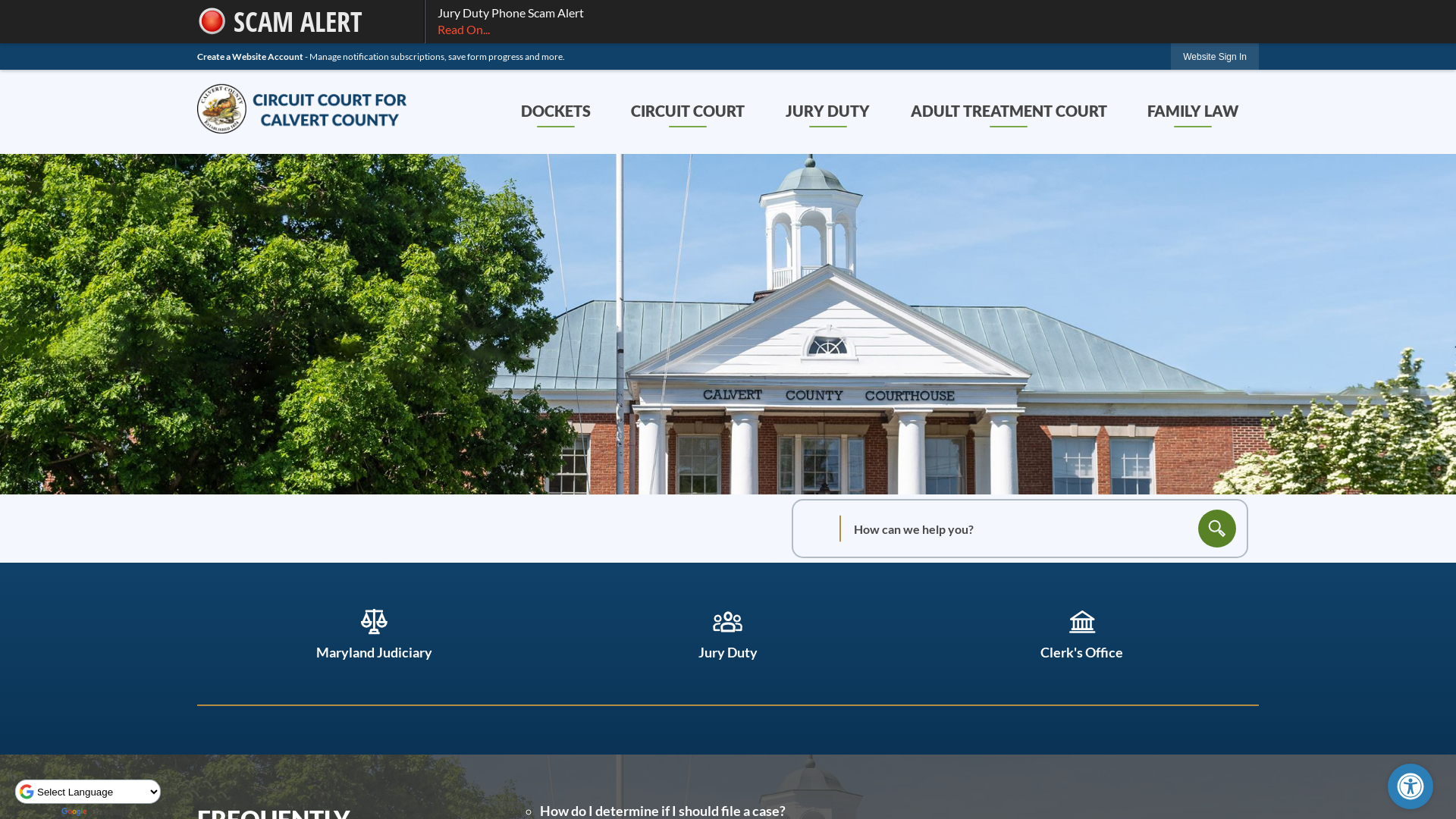 Circuit Court | Calvert County, MD - Official Website