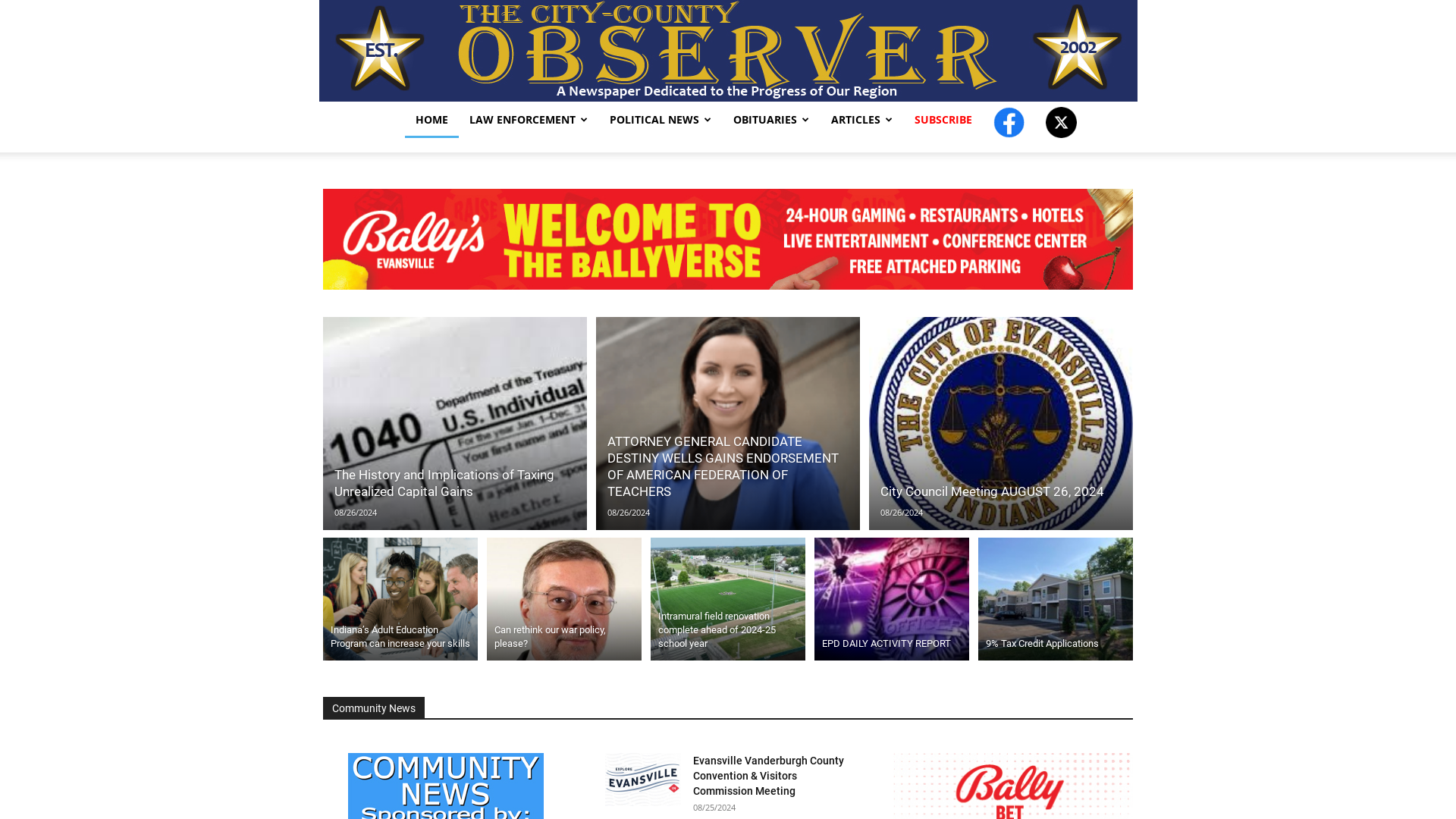 City-County Observer | Evansville