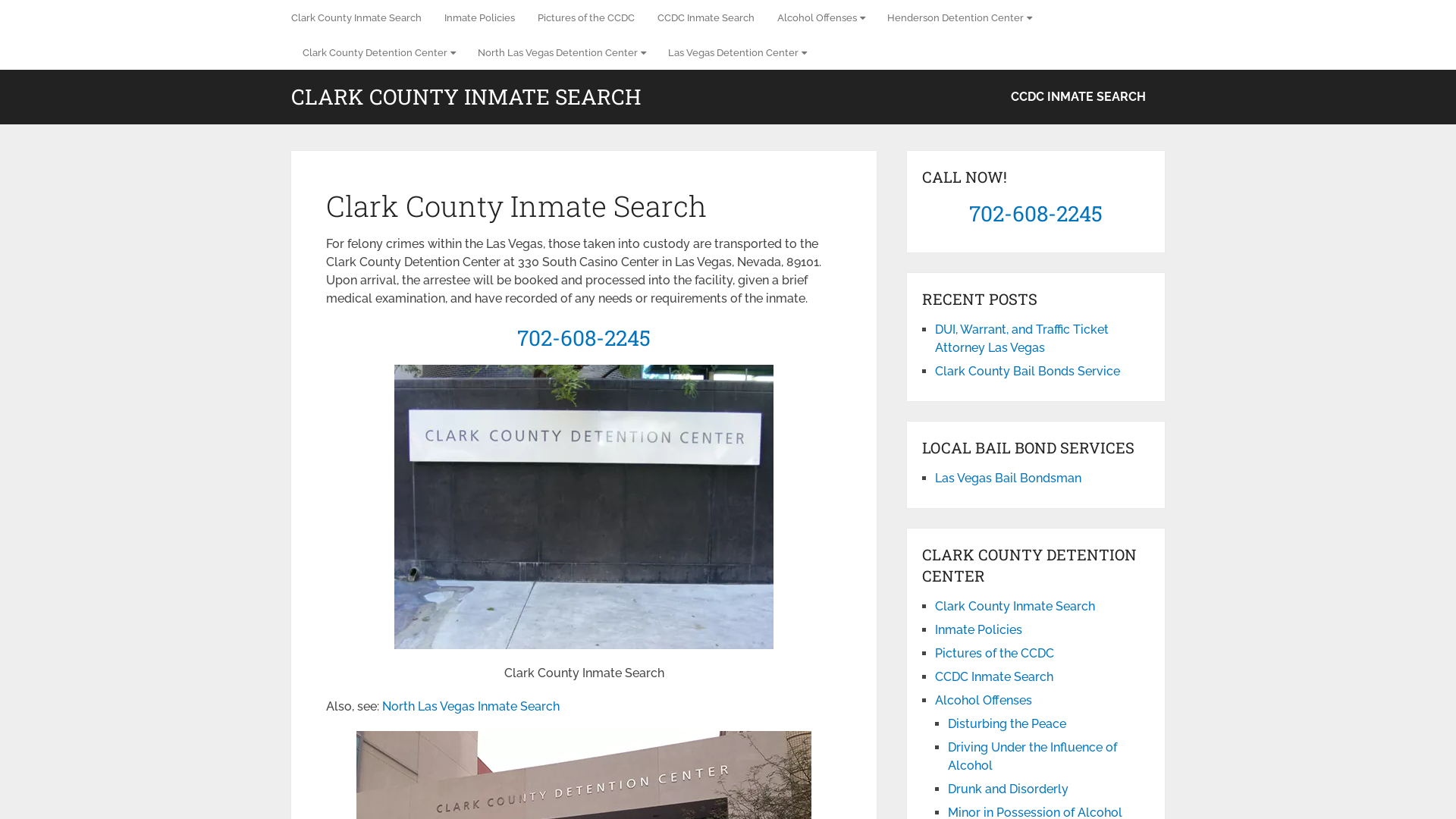 Clark County Inmate Search - Clark County Inmate Search