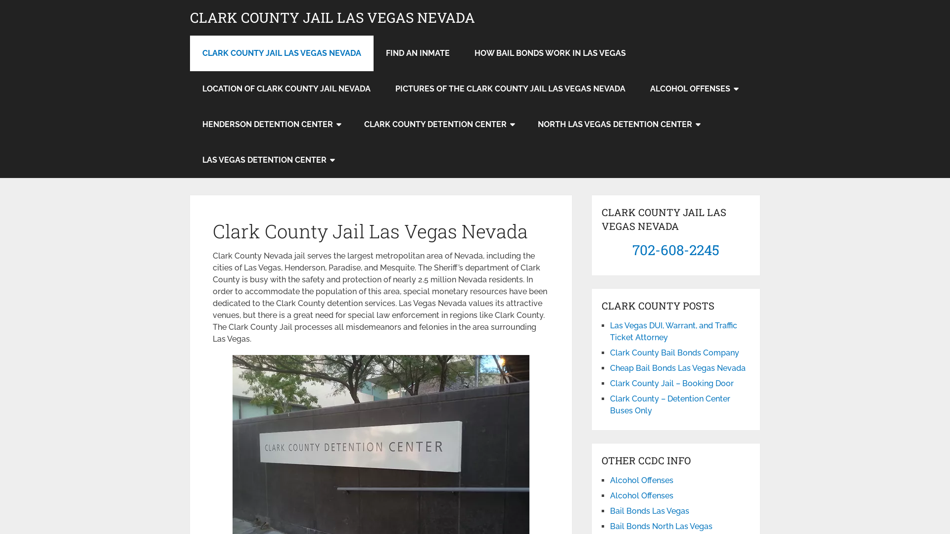 Clark County Jail Las Vegas Nevada - Clark County Jail Las Vegas Nevada