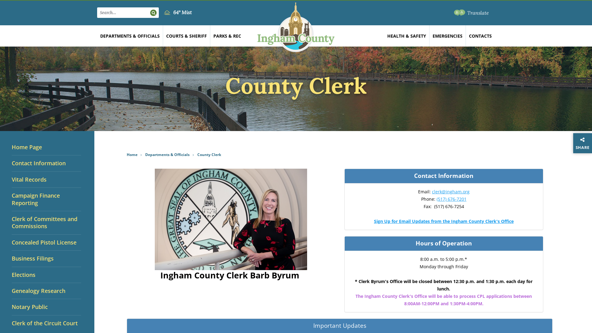 Ingham County Clerk