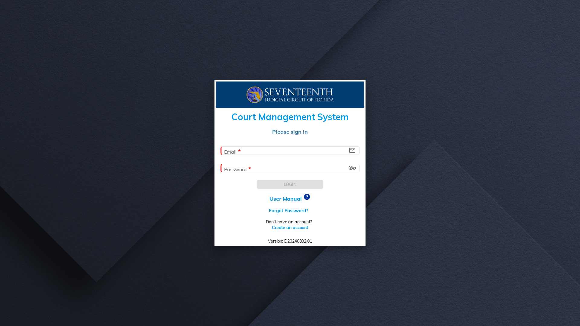 CMS - Court Management System