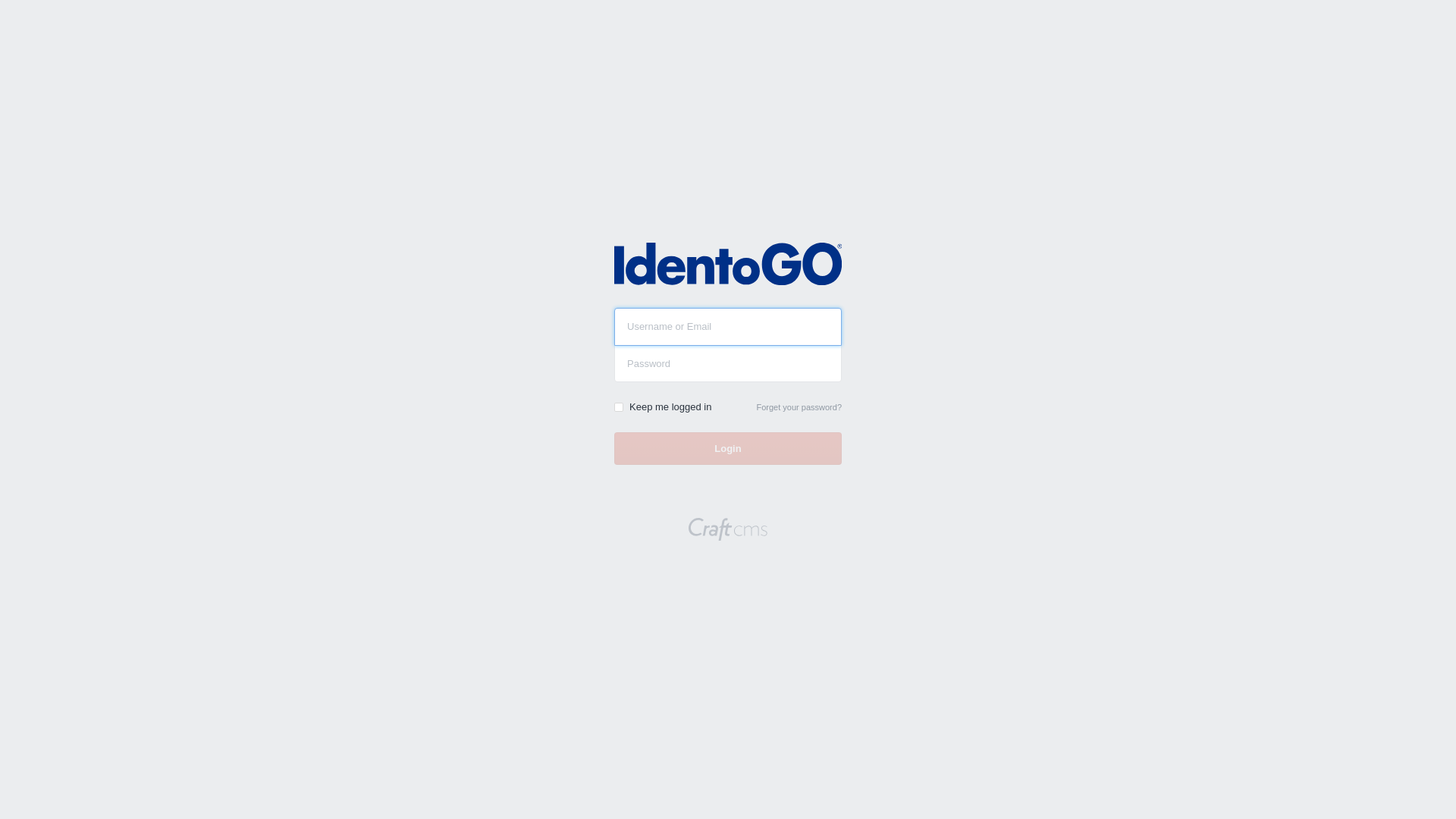 Login - Identogo