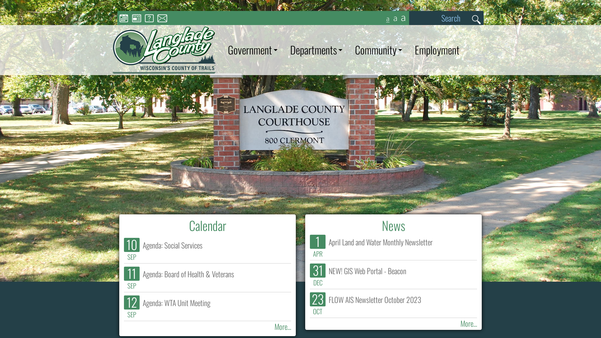 The Official Langlade County Government Web Site