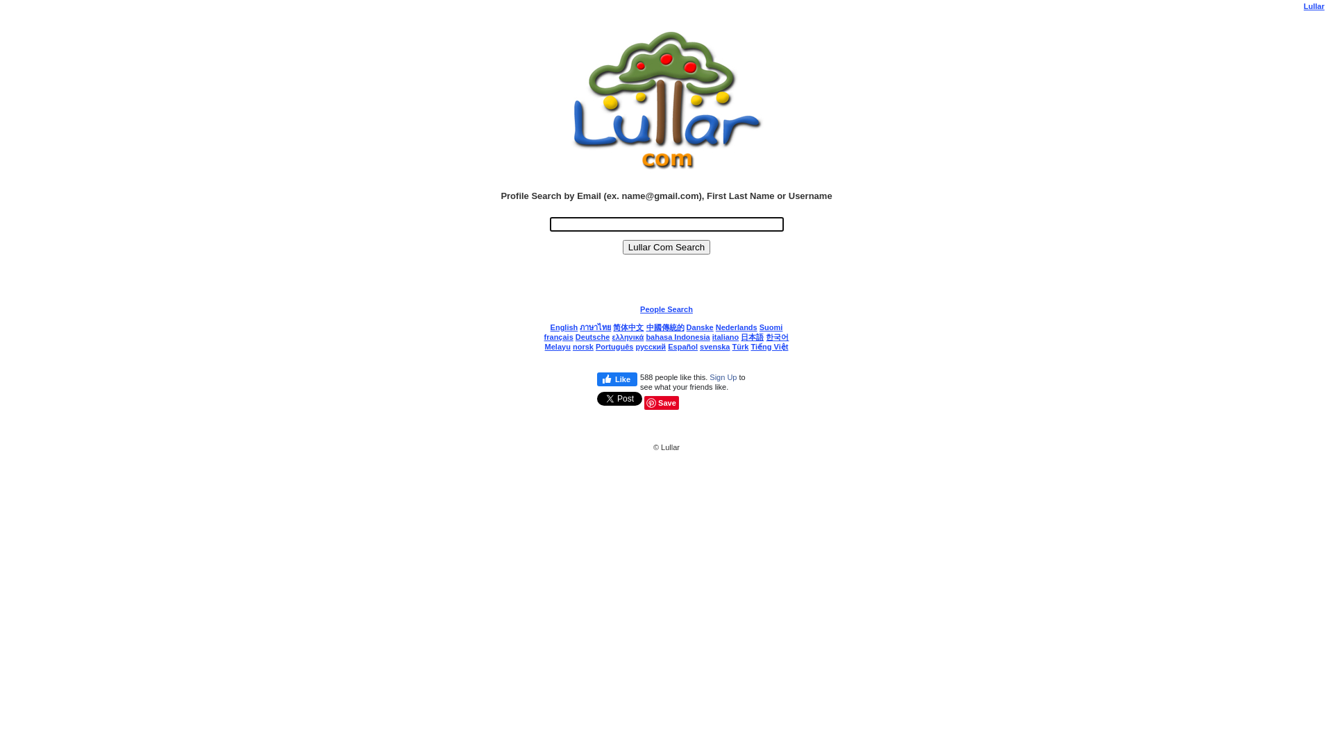 Lullar Com - Search People Profile by Email or Username