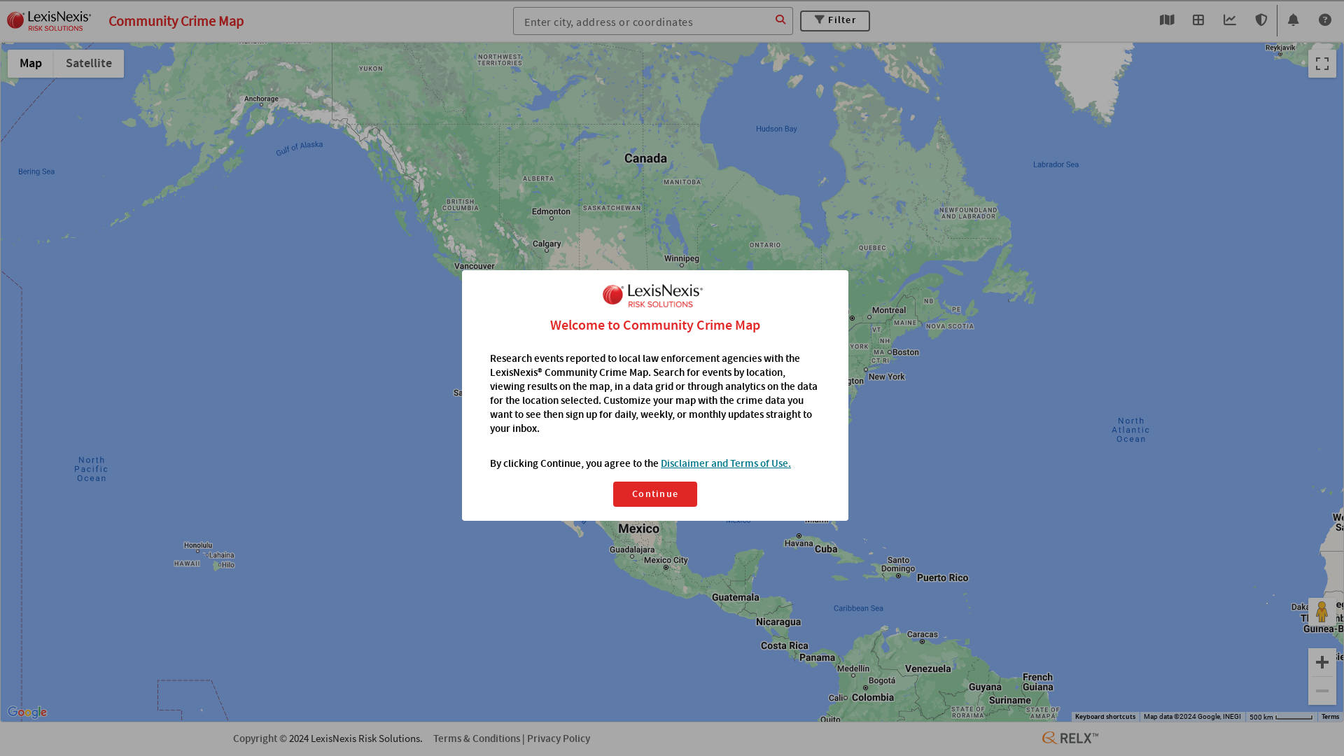 LexisNexis® Community Crime Map