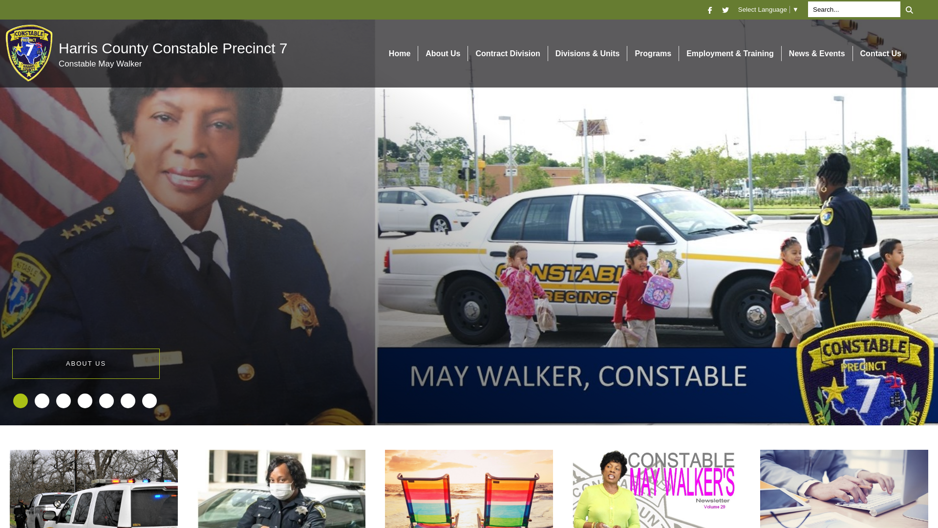 Welcome to the Harris County Constable Precinct 7 website