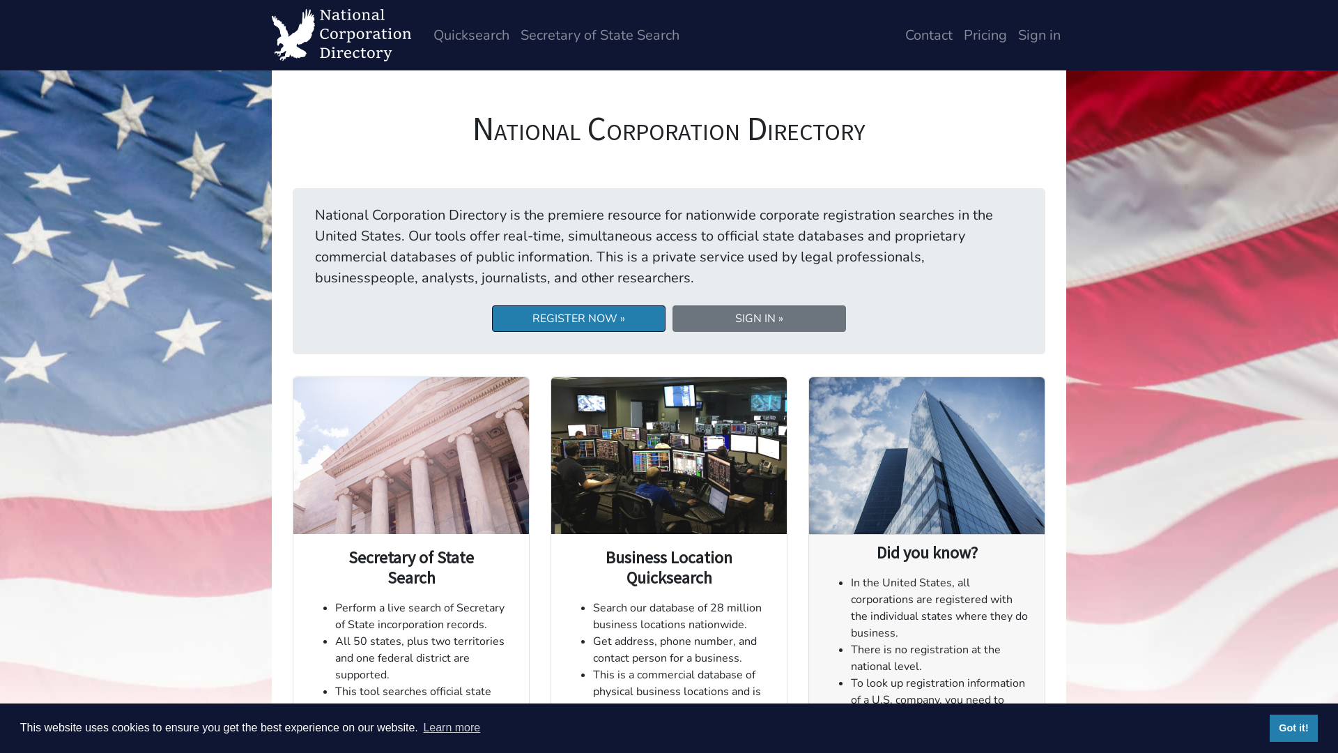 National Corporation Directory