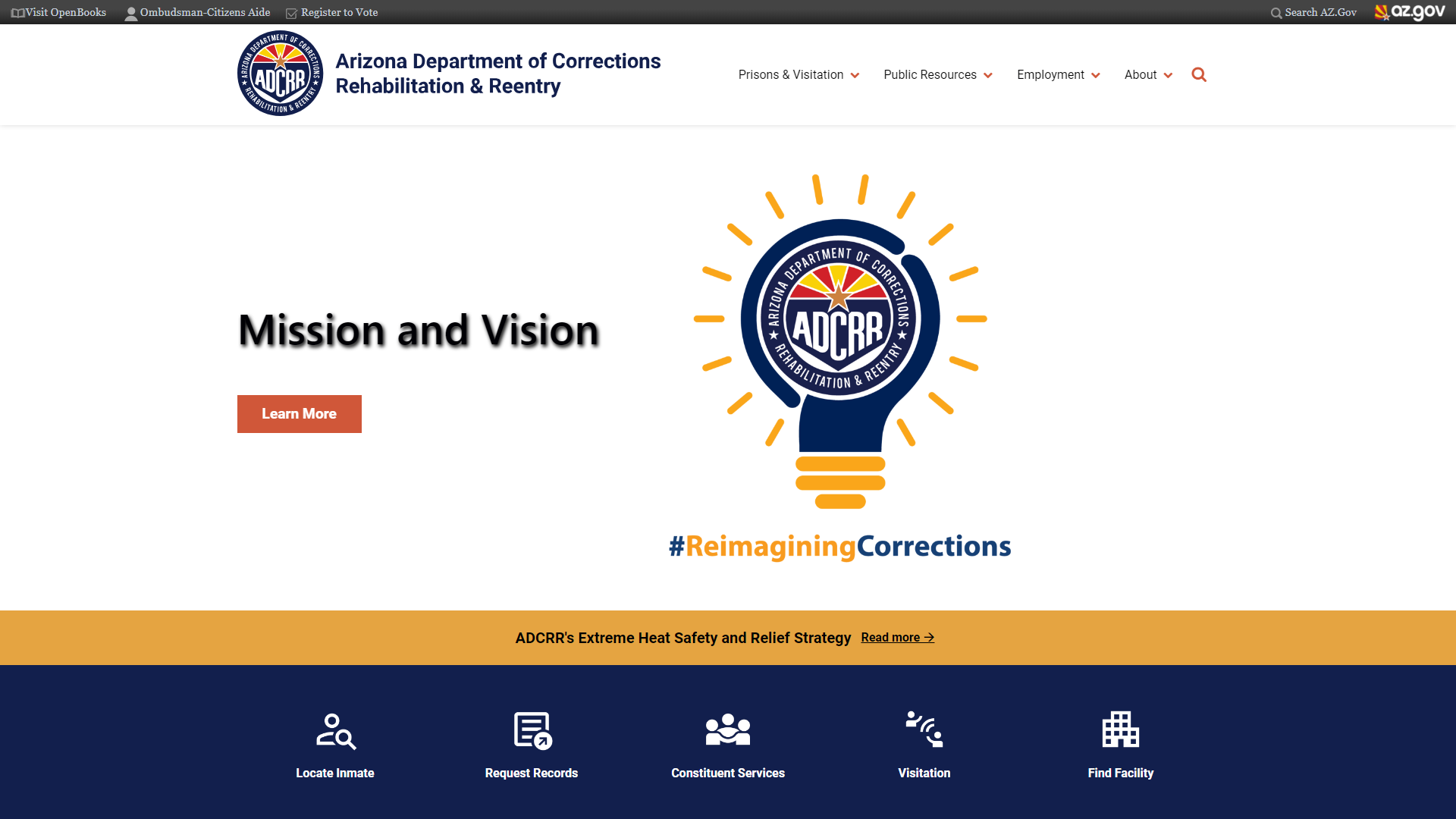 Home | Arizona Department of Corrections, Rehabilitation & Reentry