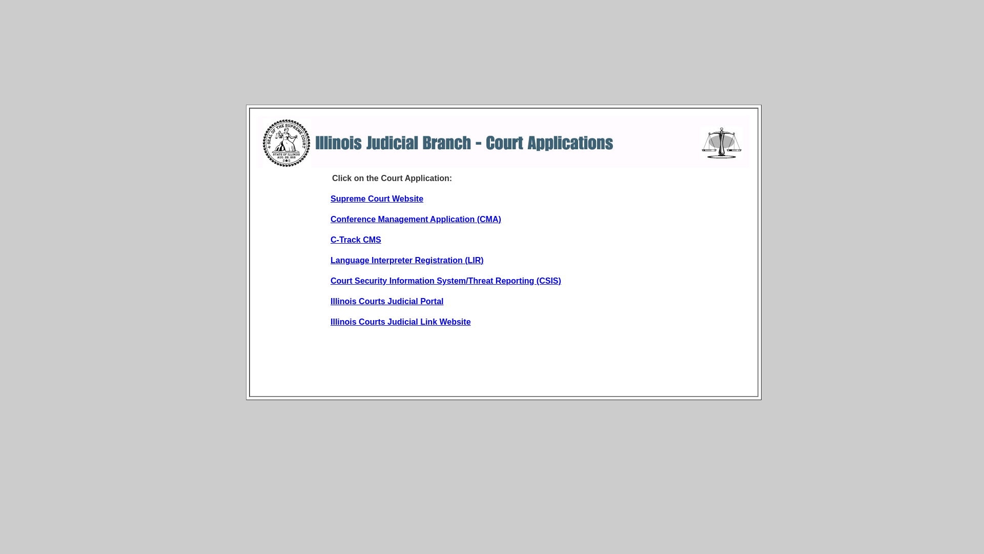 Illinois Judicial Branch - Court Applications