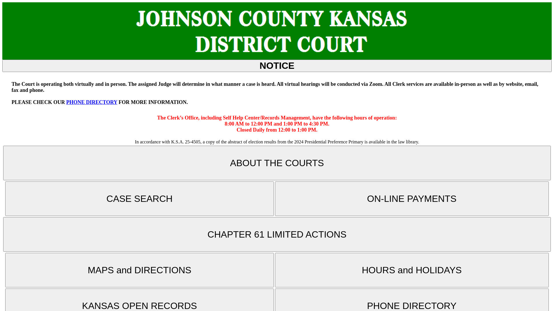 JOHNSON COUNTY DISTRICT COURT