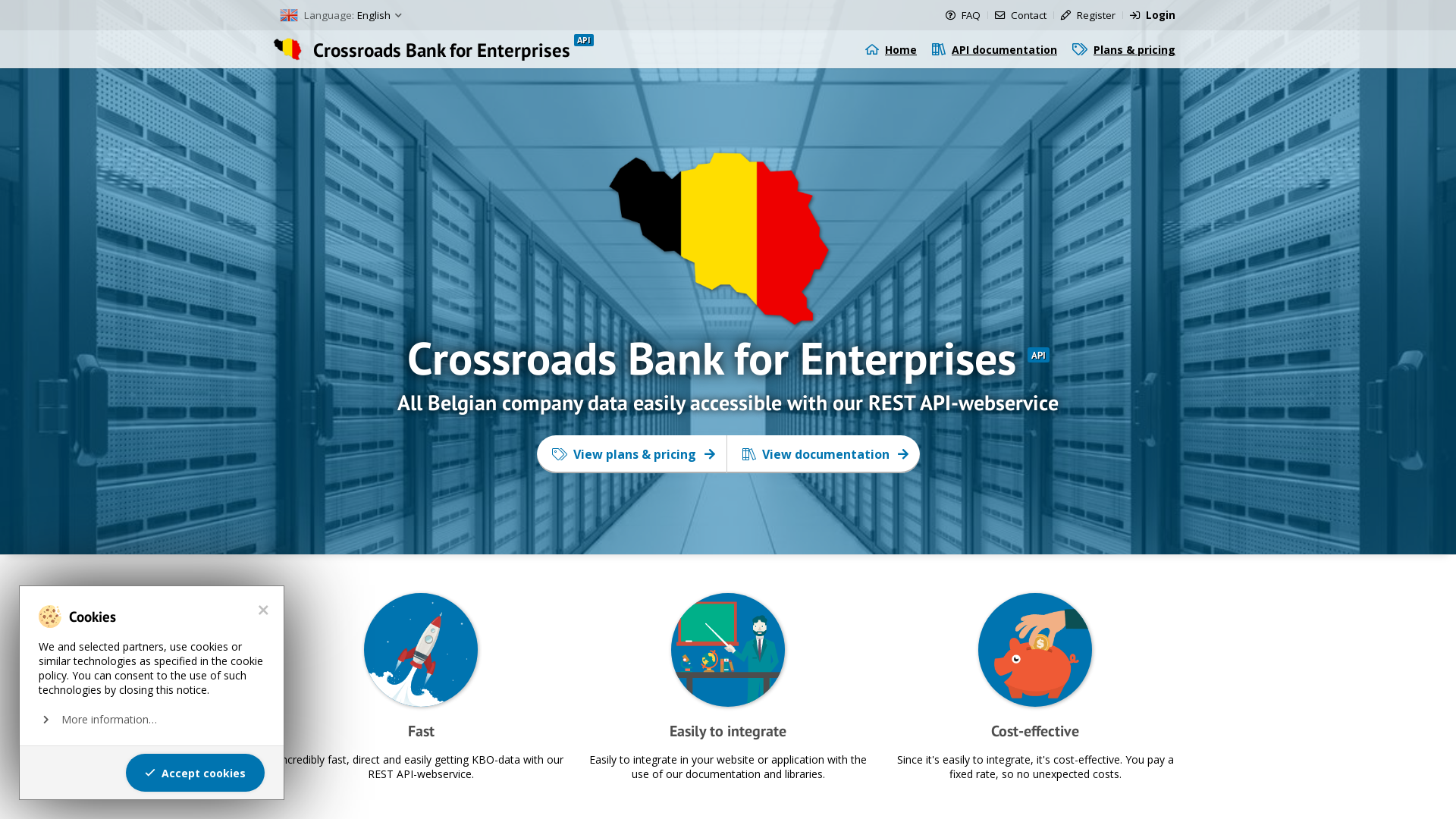 Crossroads Bank for Enterprises API