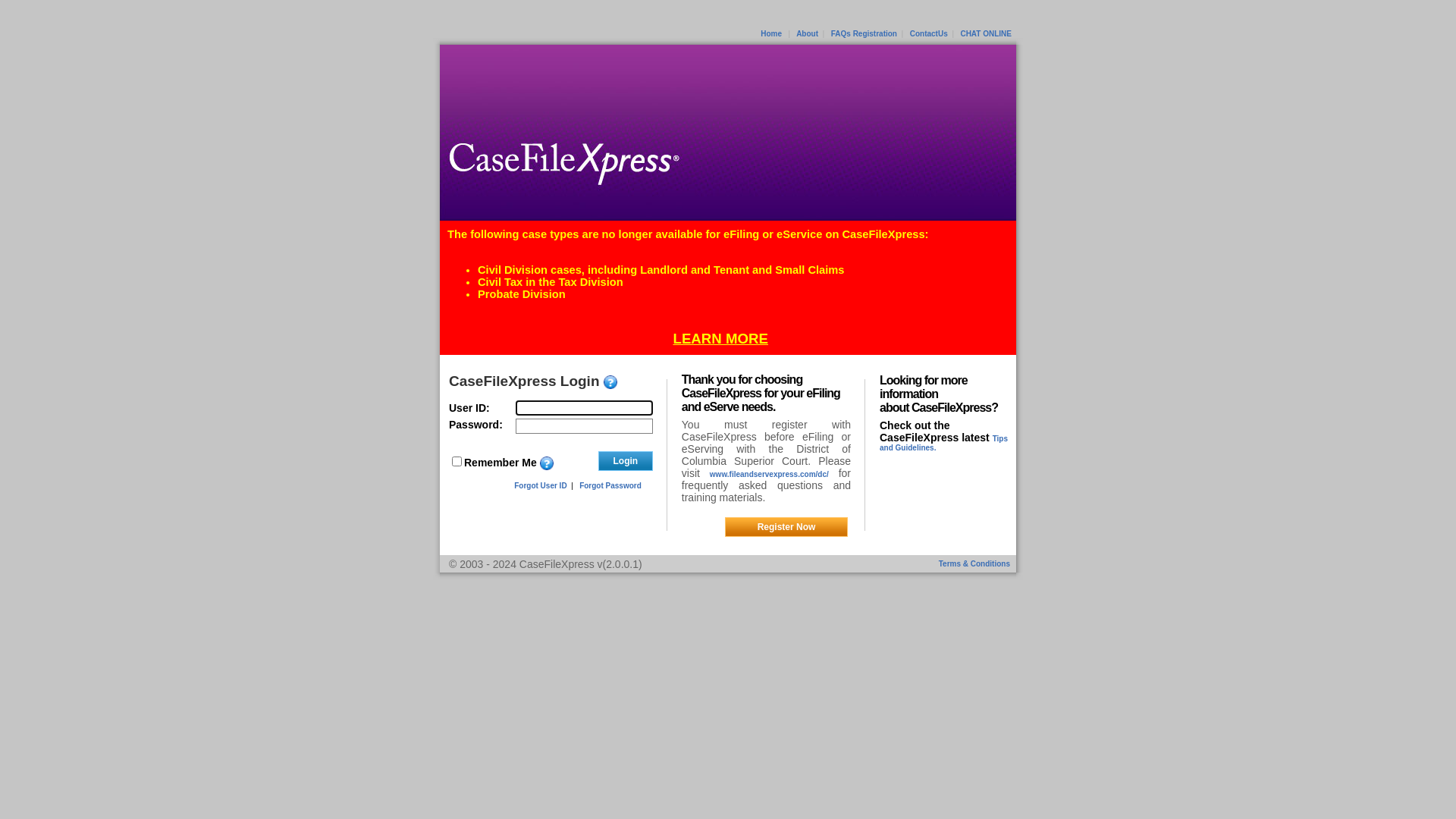 CaseFileXpress eFiling