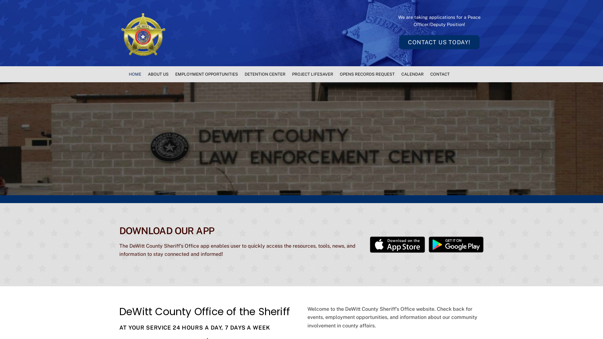 Home | DeWitt County Sheriff