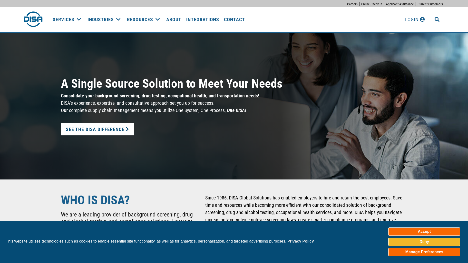 DISA Global Solutions | DISA