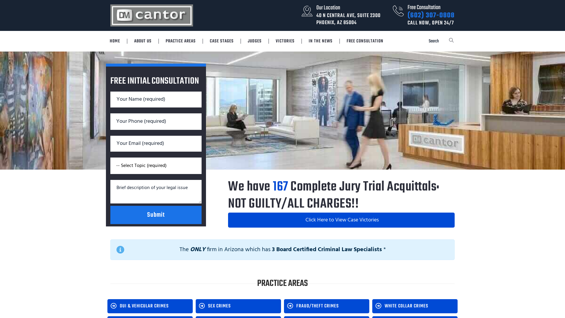 Phoenix DUI Lawyer | Criminal Defense Attorney | DM Cantor