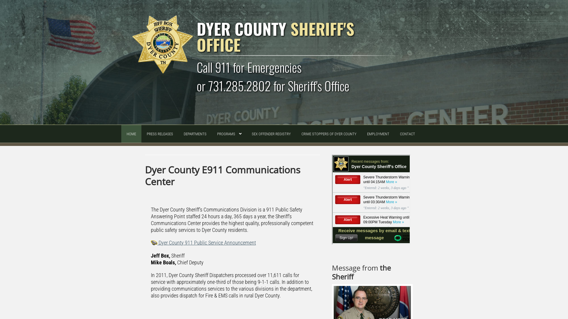 Home - Dyer County Sheriff