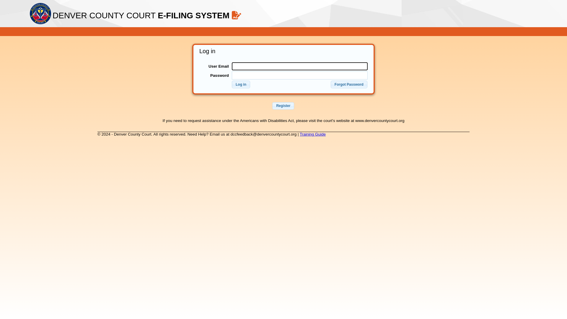 Log in - Denver County Court eFiling