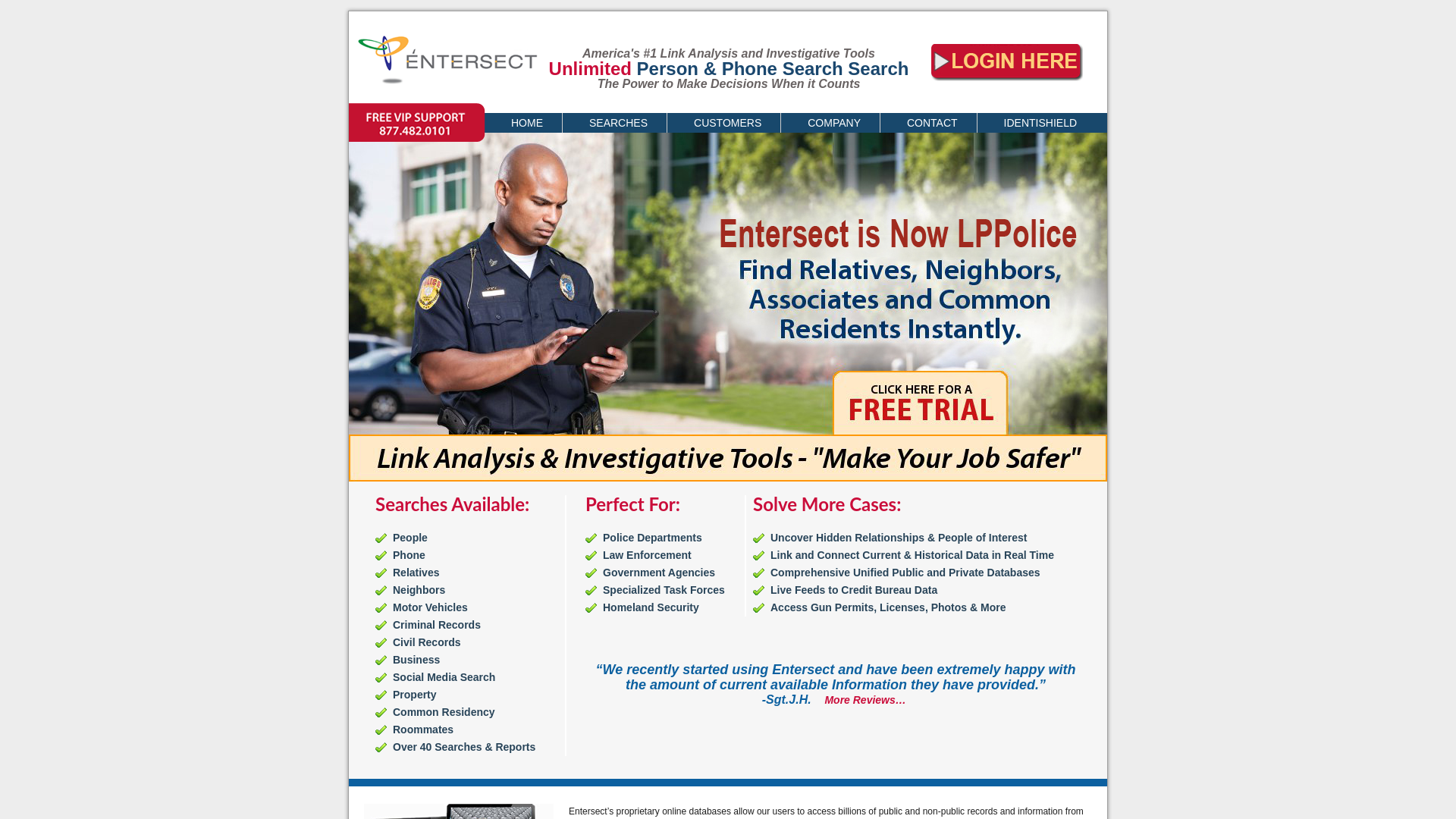 Link Analysis Software for Law Enforcement | Entersect