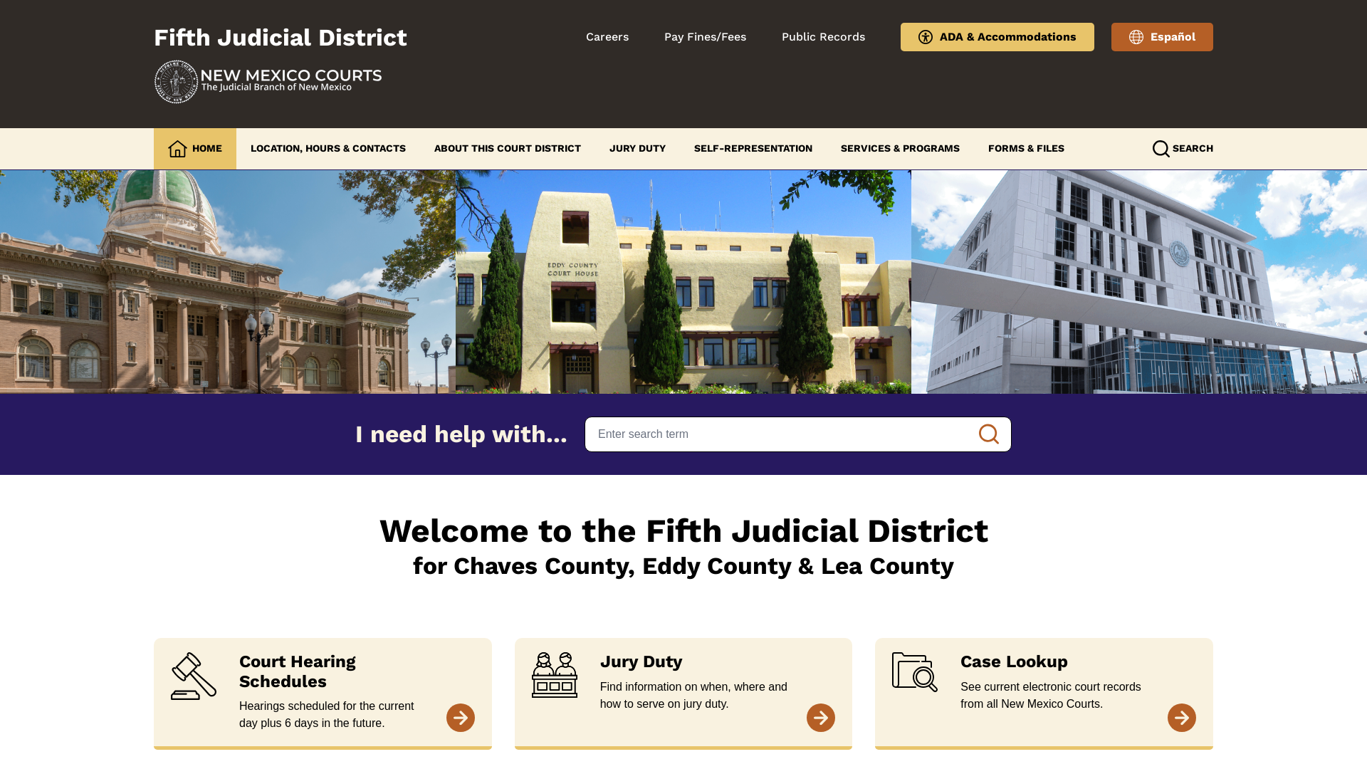 Home - Fifth Judicial District