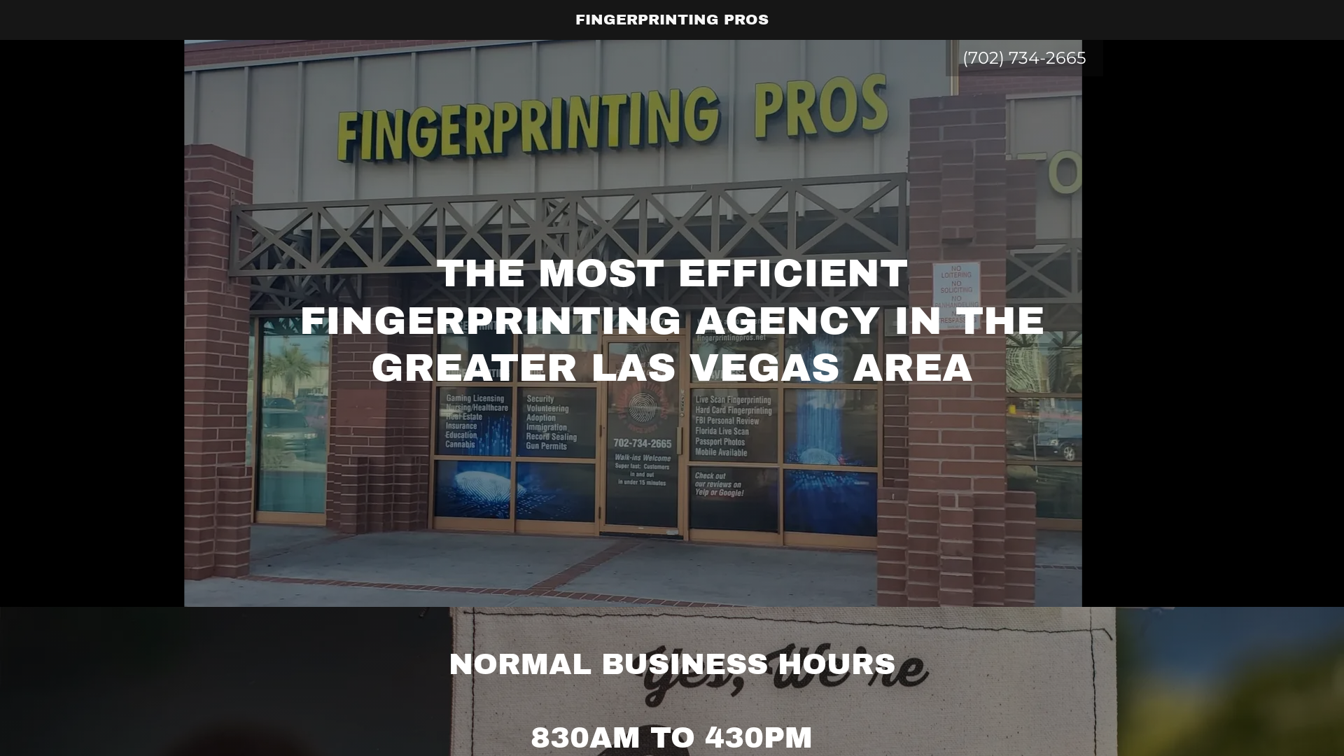 Fingerprinting, Live Scan - Fingerprinting Pros - Las Vegas, Nevada