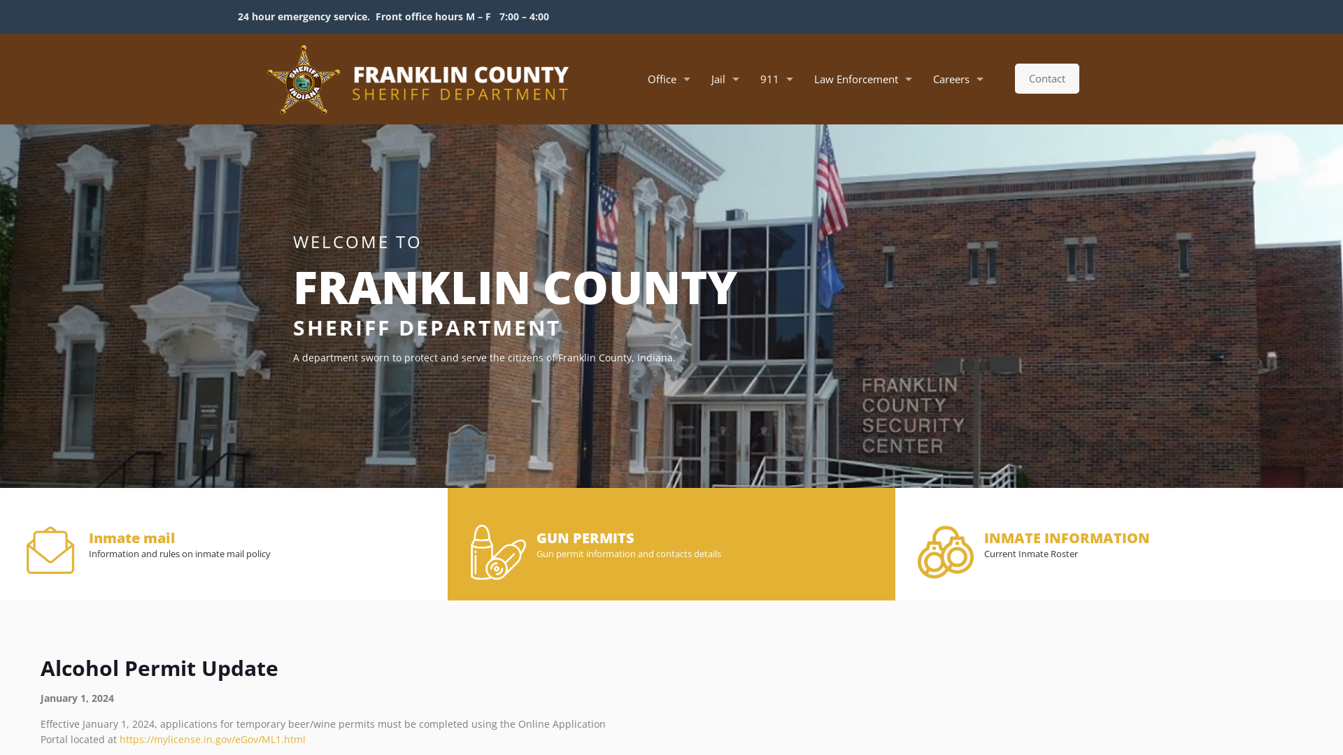 Franklin County – Sheriff Department