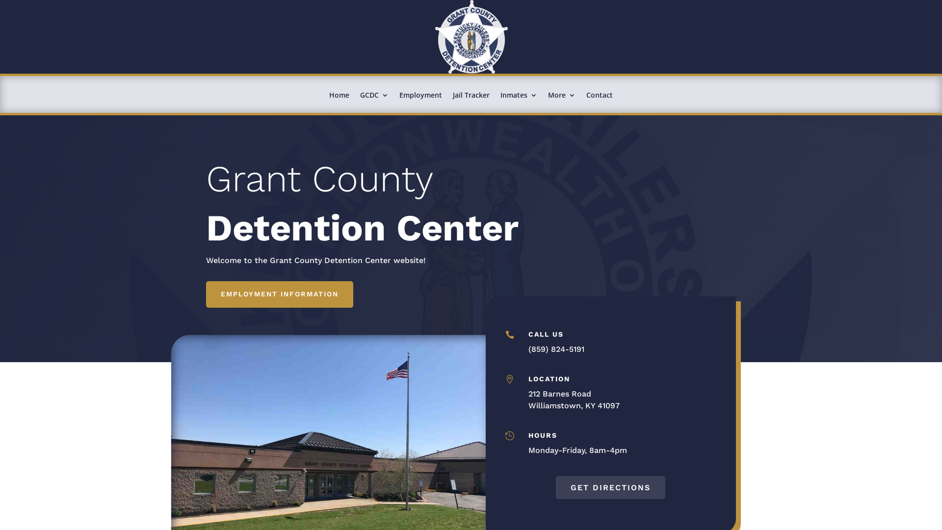 Grant County Detention Center, KY | Welcome to the GCDC Website.