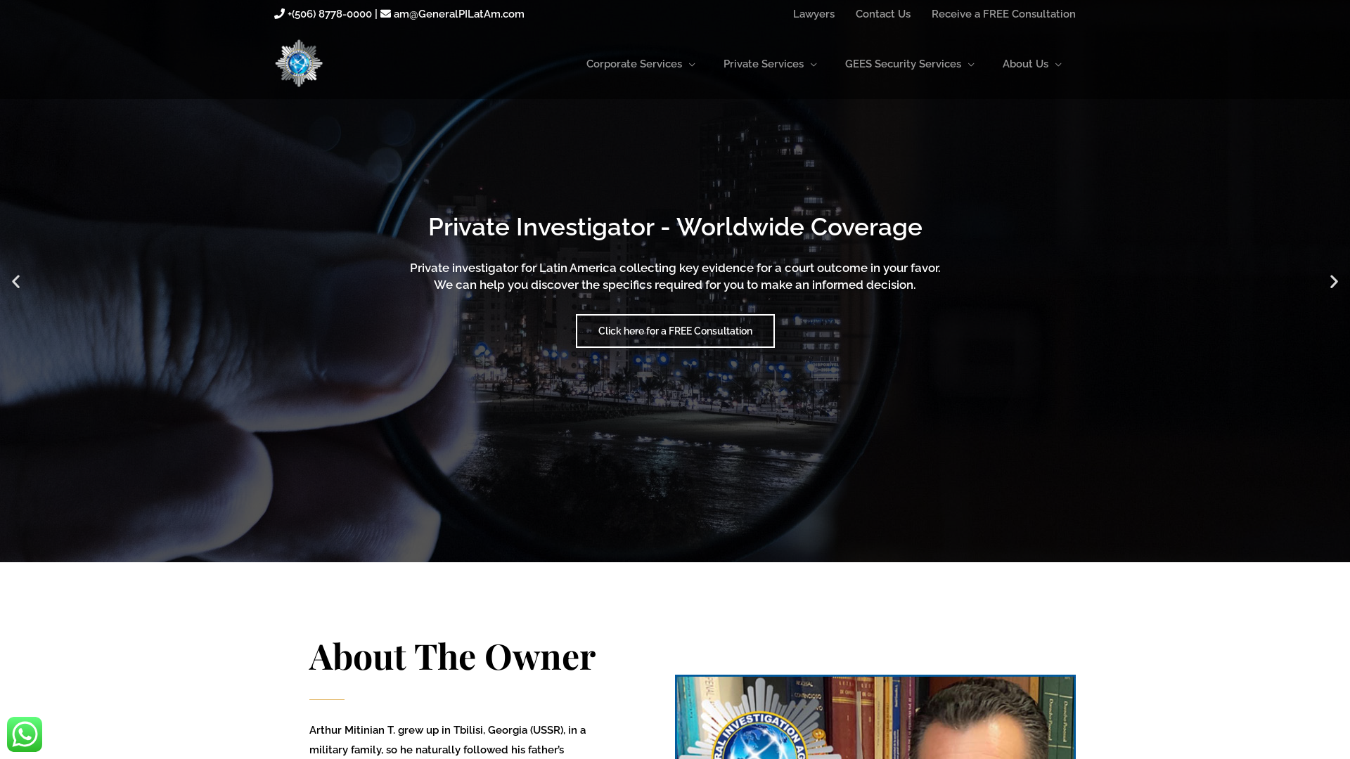 Private Investigator - General PI LatAm - Private Investigator