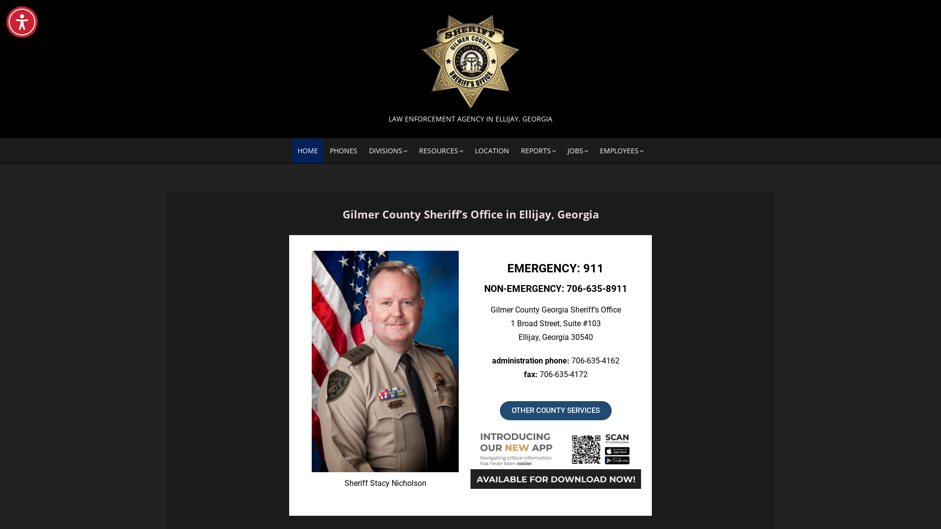 Gilmer County Georgia Sheriffs Department