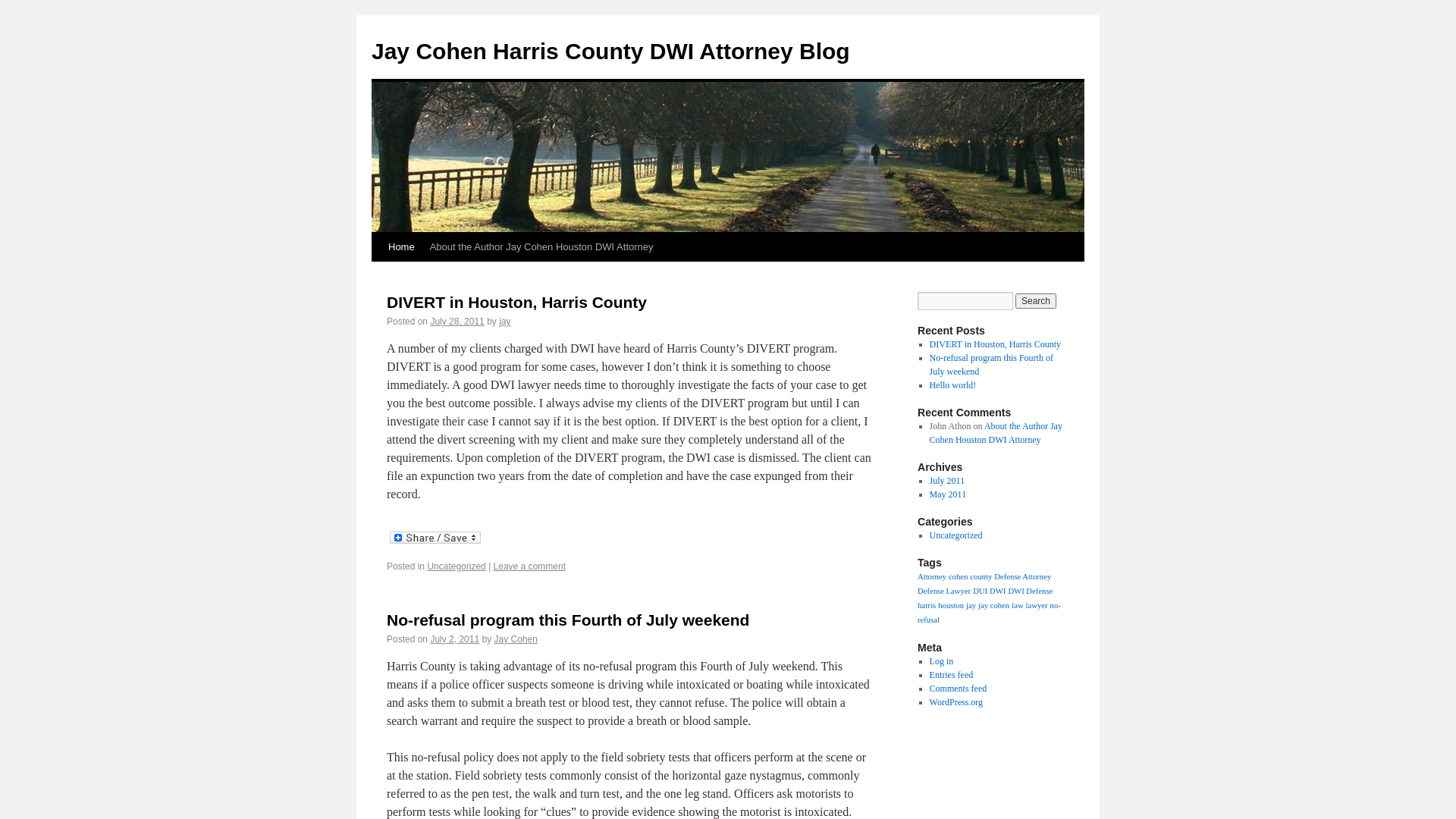 Jay Cohen Harris County DWI Attorney Blog -