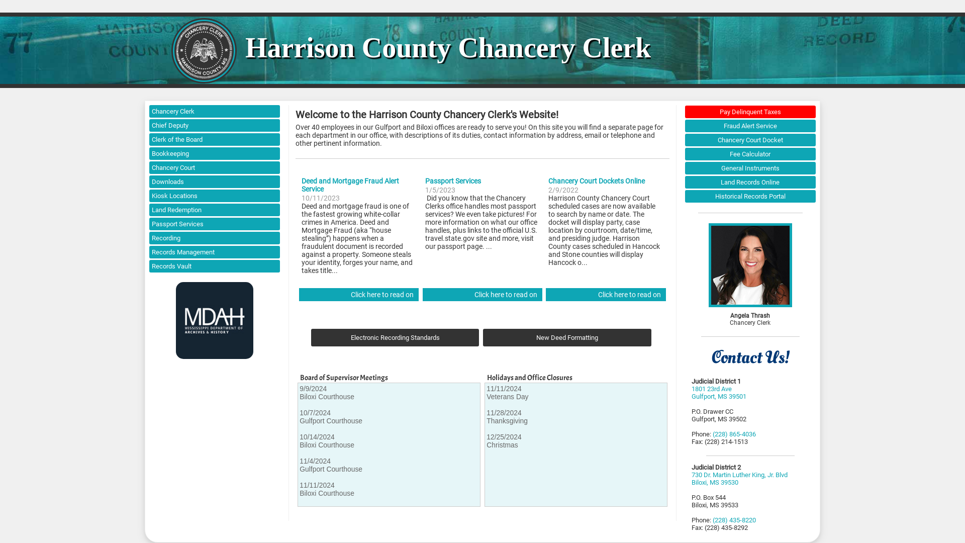 Harrison County, Mississippi Chancery Clerk