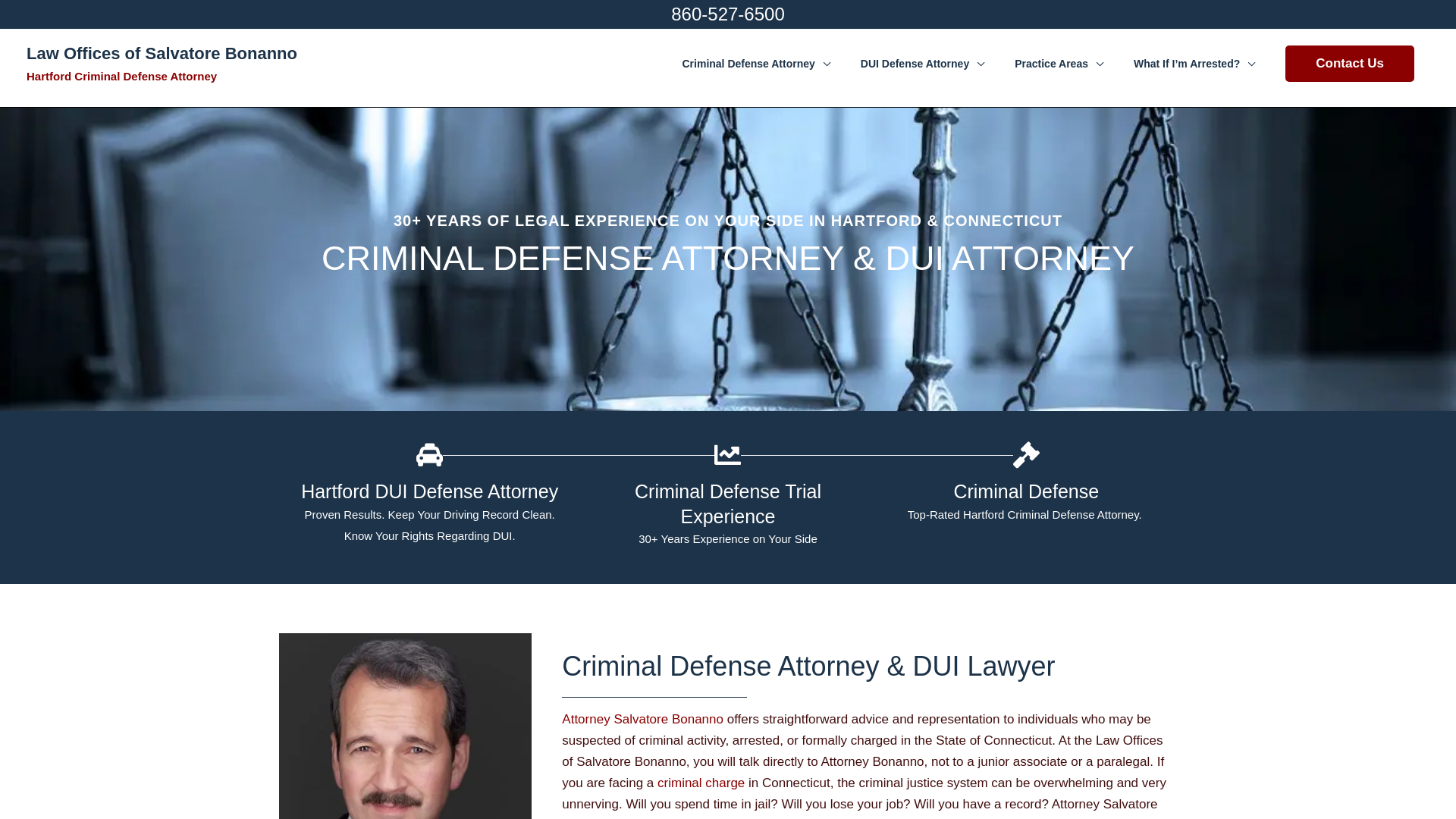 Hartford Criminal Defense Attorney | Hartford CT DUI Attorney