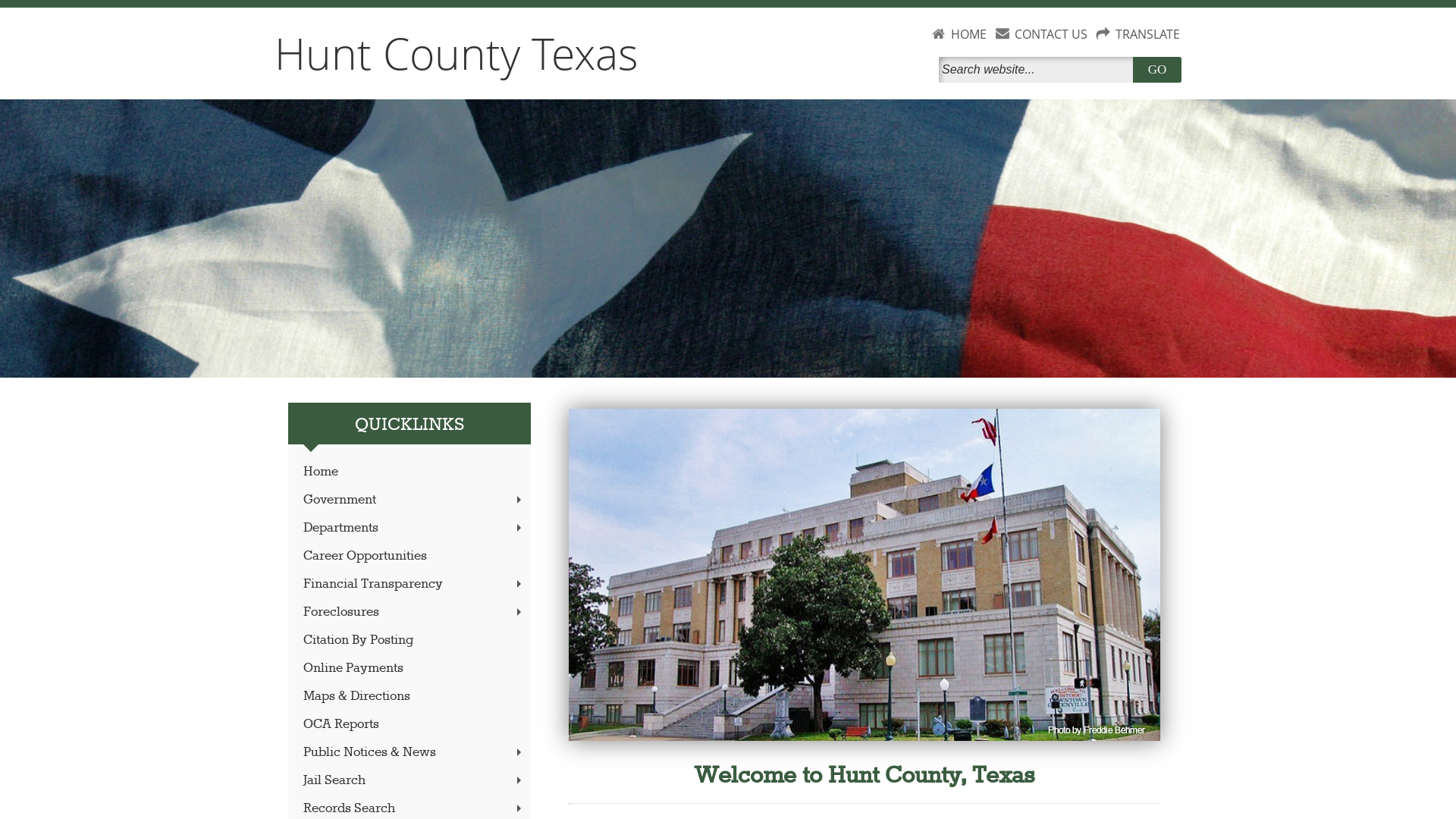 Official Website - Hunt County