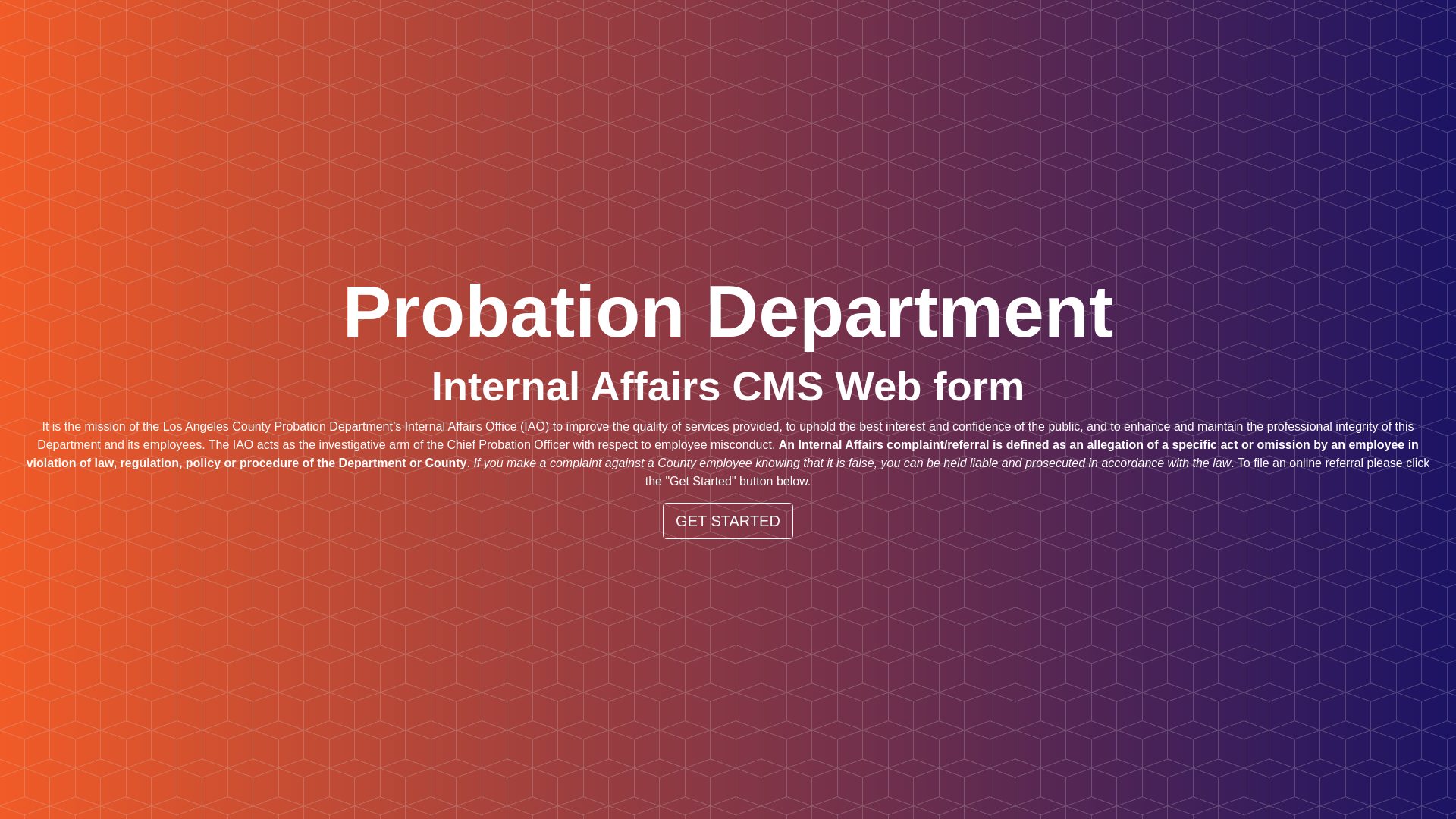 Probation IA - Complaints