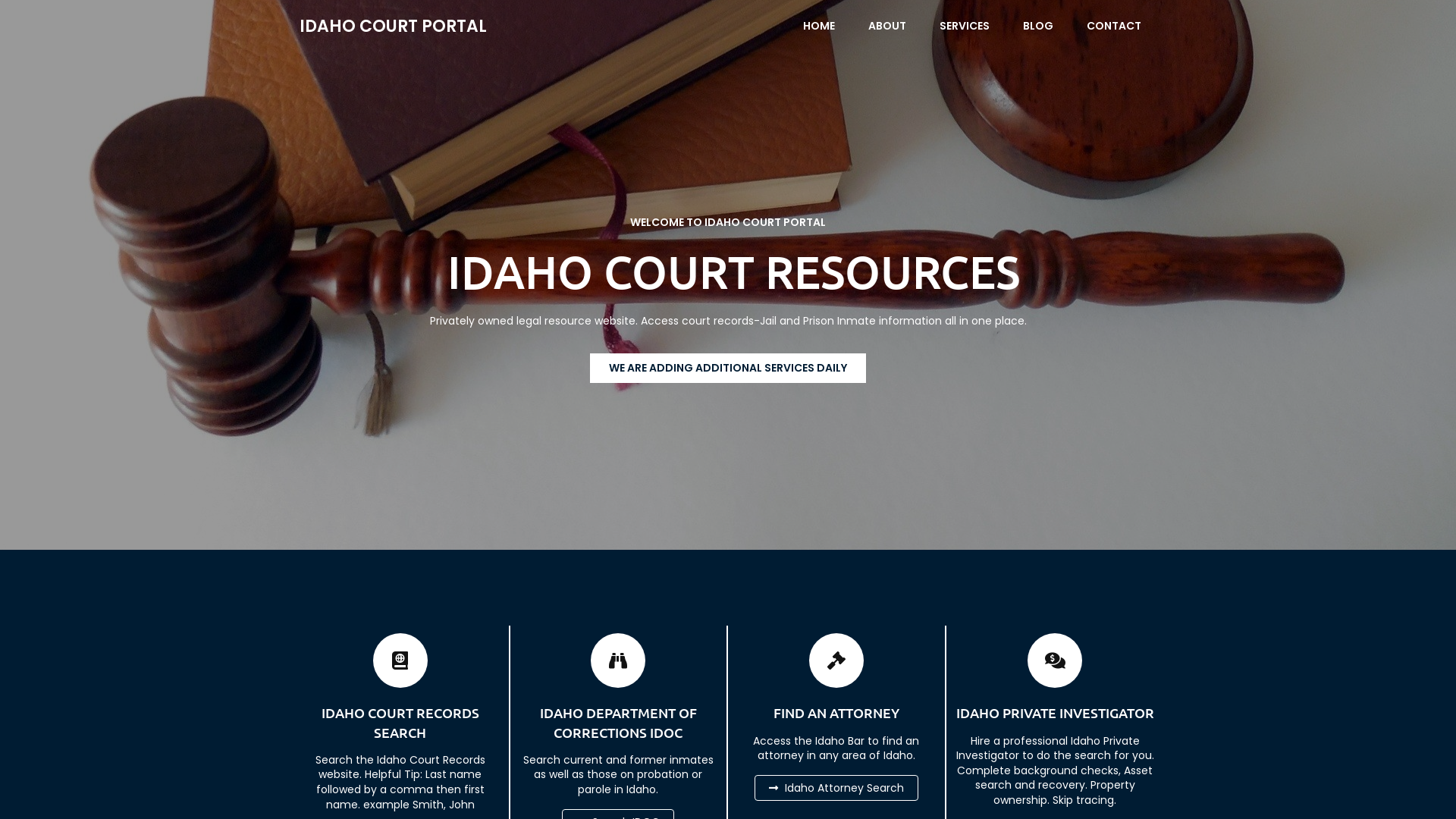 Idaho Court Portal – Idaho Court Portal