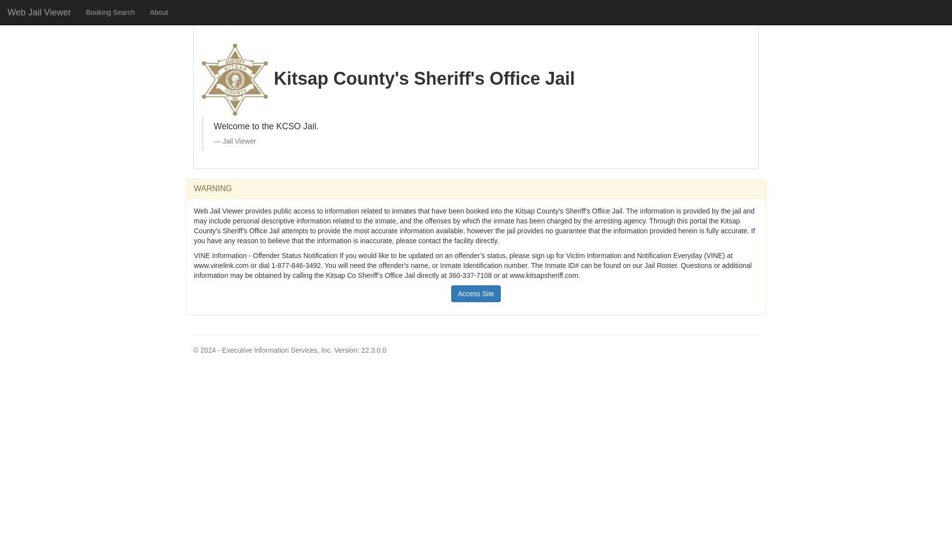 Home Page - Web Jail Viewer