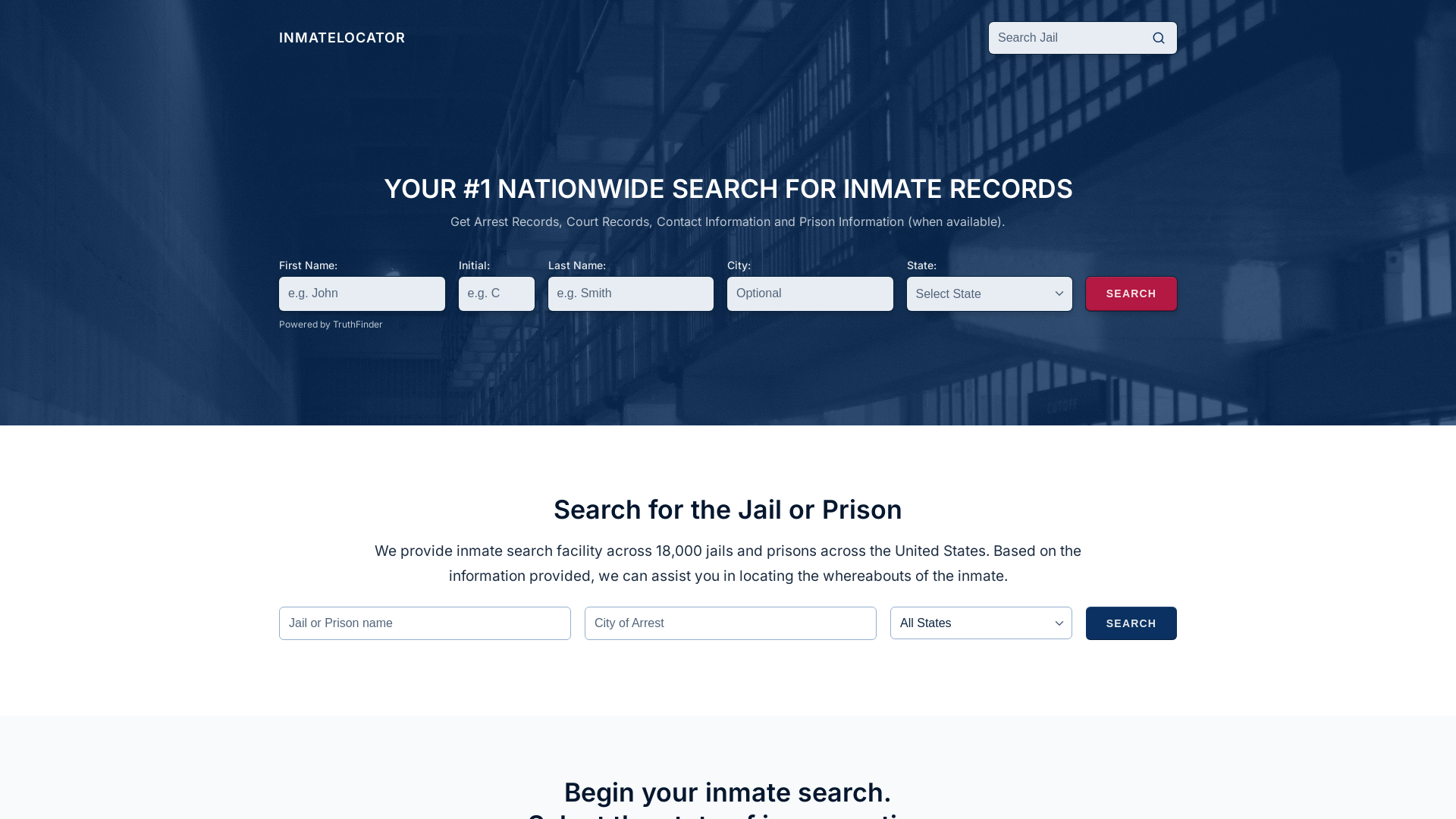 Free Inmate Search | Nationwide Inmate Locator