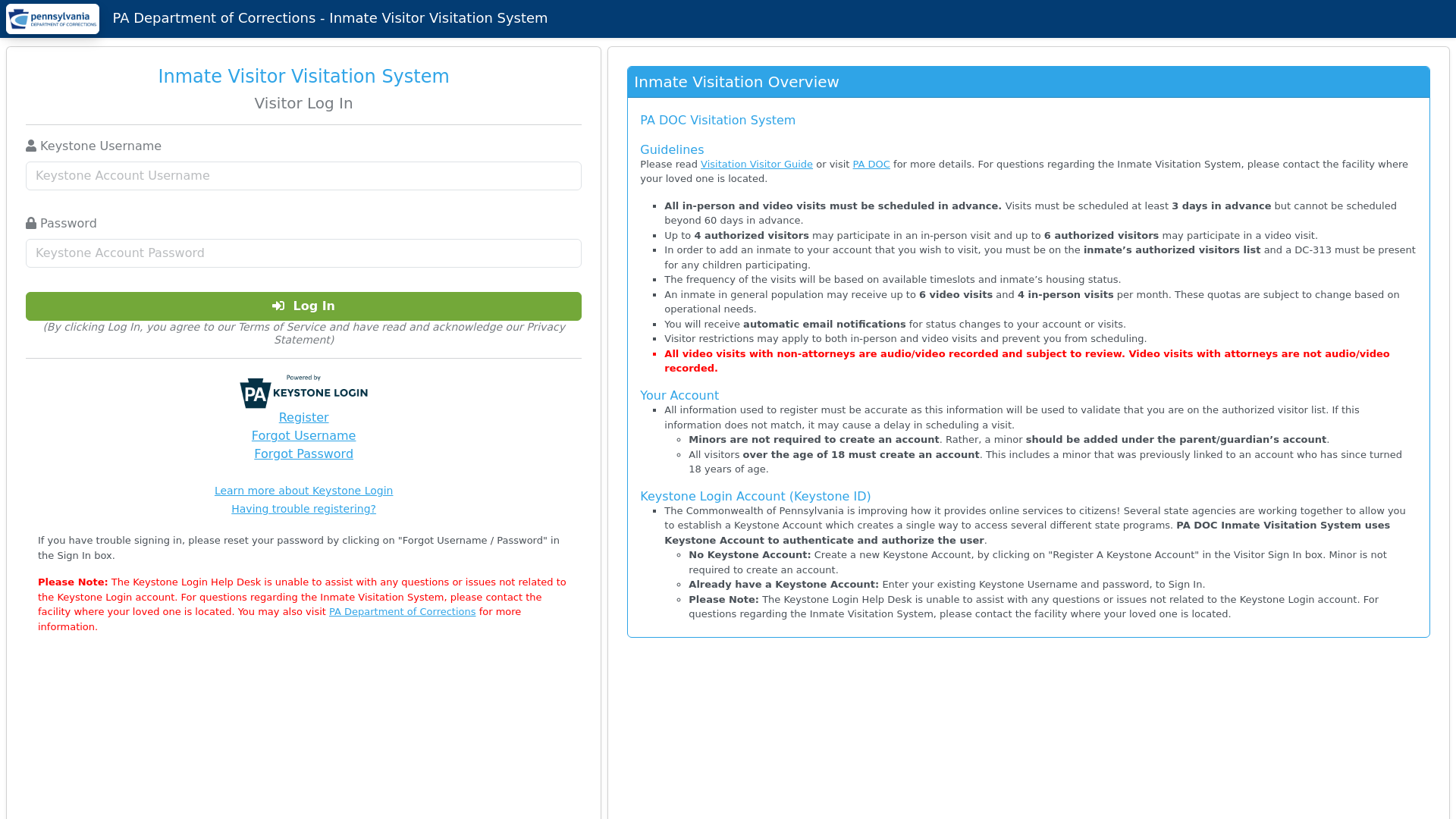 IVVS Login - Keystone Integrated - IVVS Portal