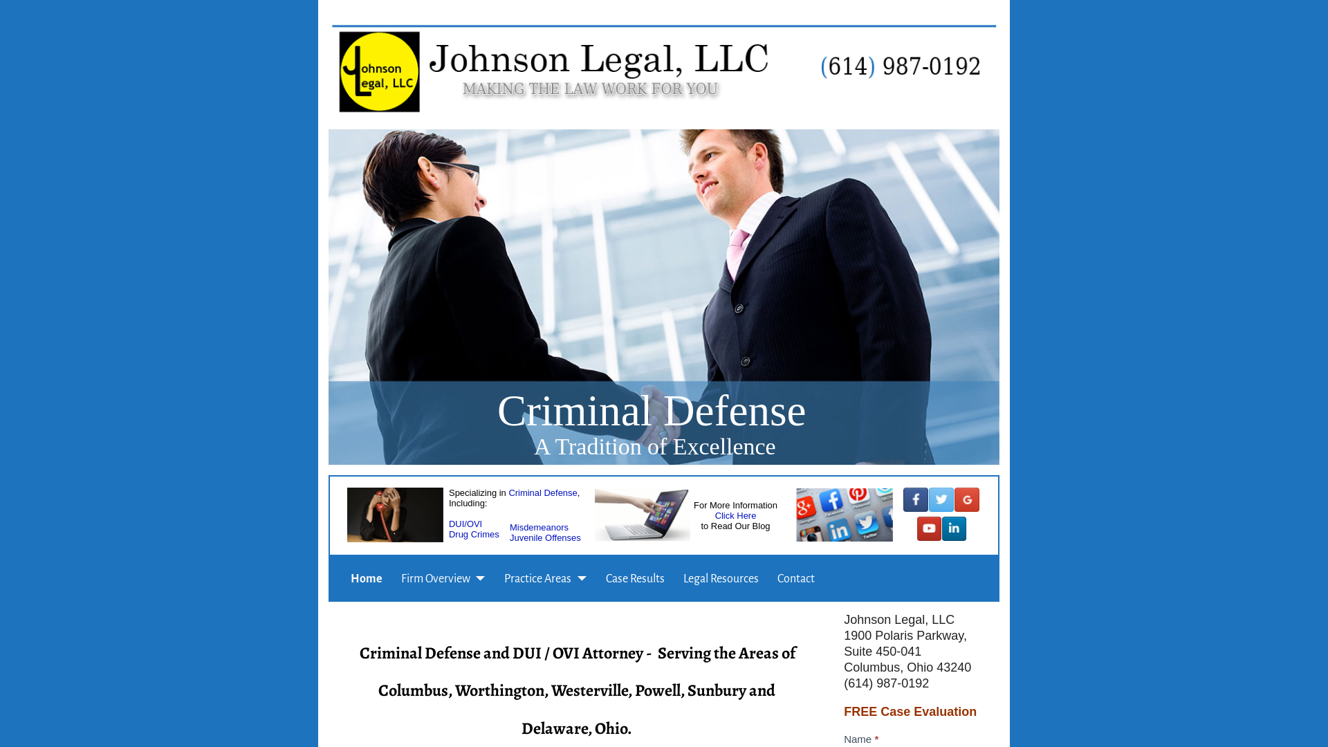 Columbus-Westerville-Delaware, Ohio Criminal Defense Attorney-Lawyer