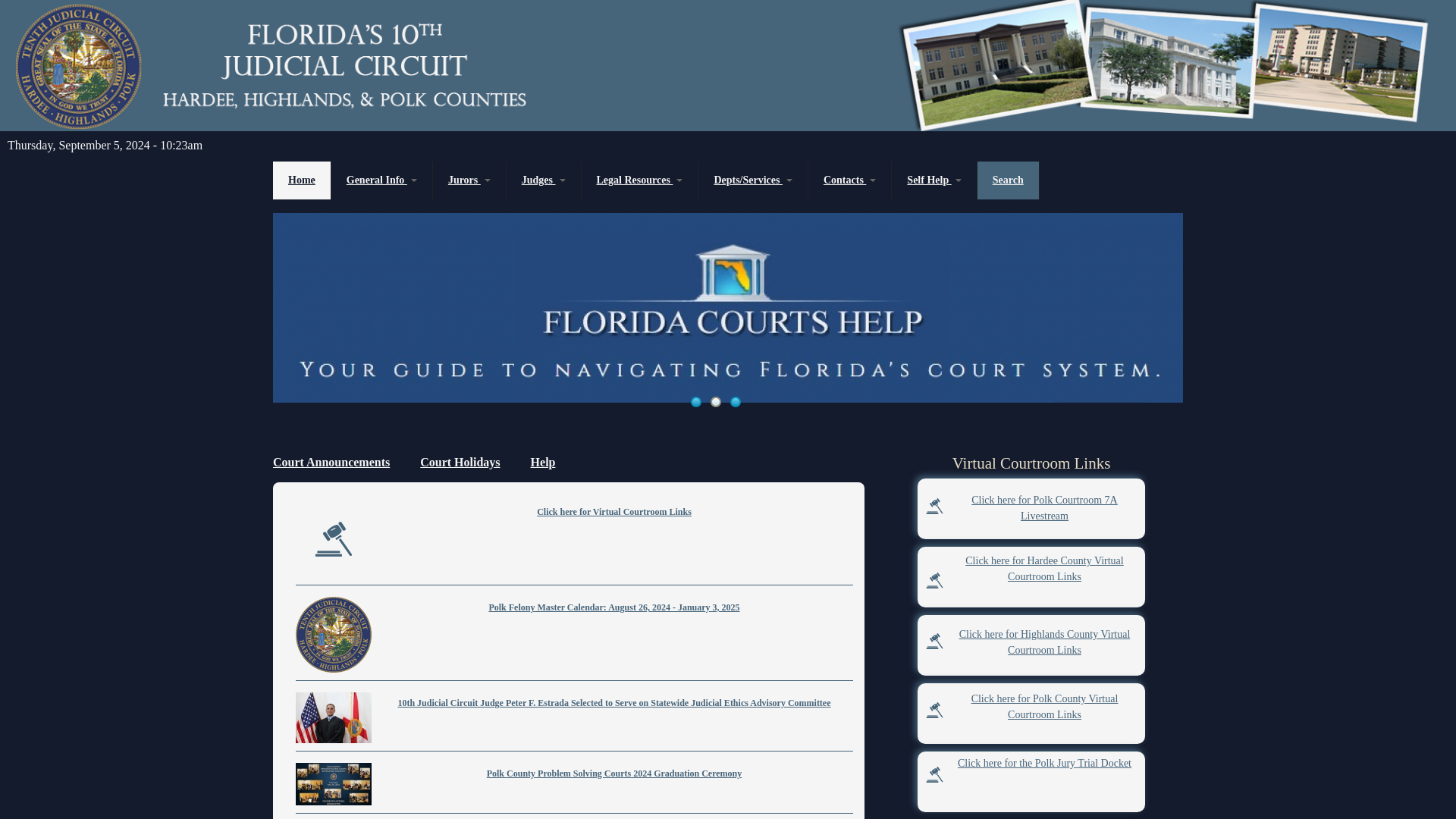 10th Judicial Circuit Court | Usability - Technical - Art