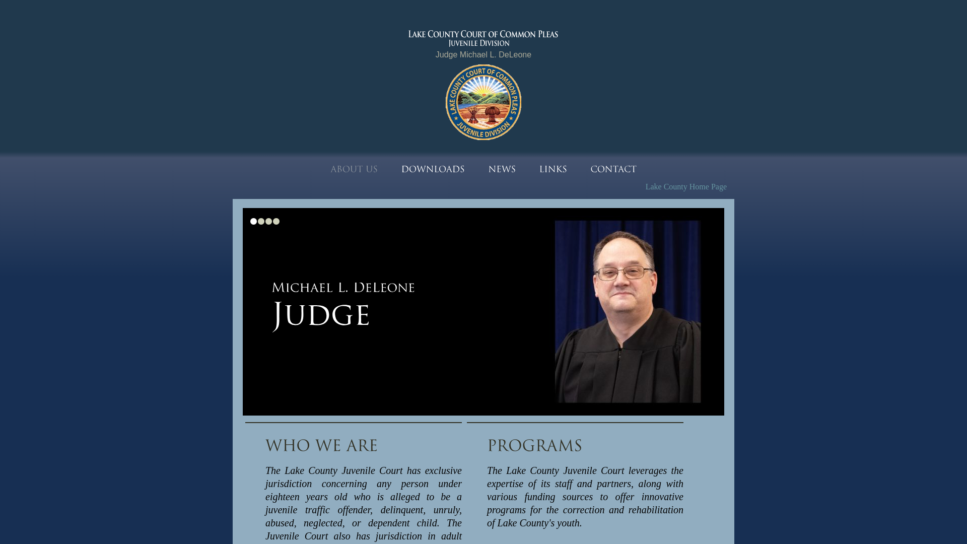 Lake County Juvenile Court | Judge Michael L. DeLeone