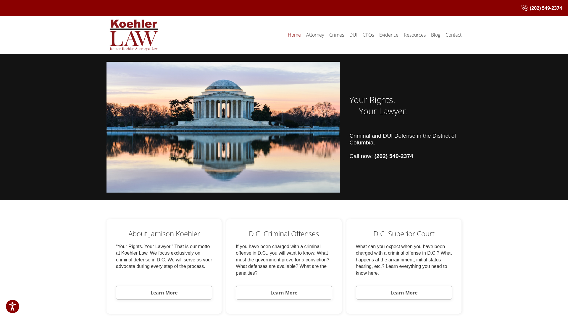 D.C. Criminal Defense Lawyer/Attorney | Koehler Law